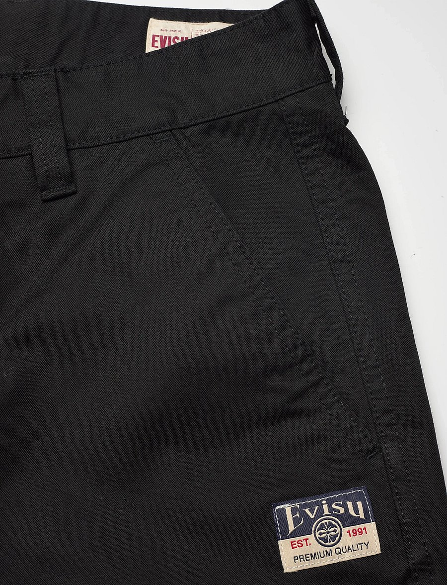 Evisu - SPLASH DAICOCK PRINTED CHINO - chinos - black - 5