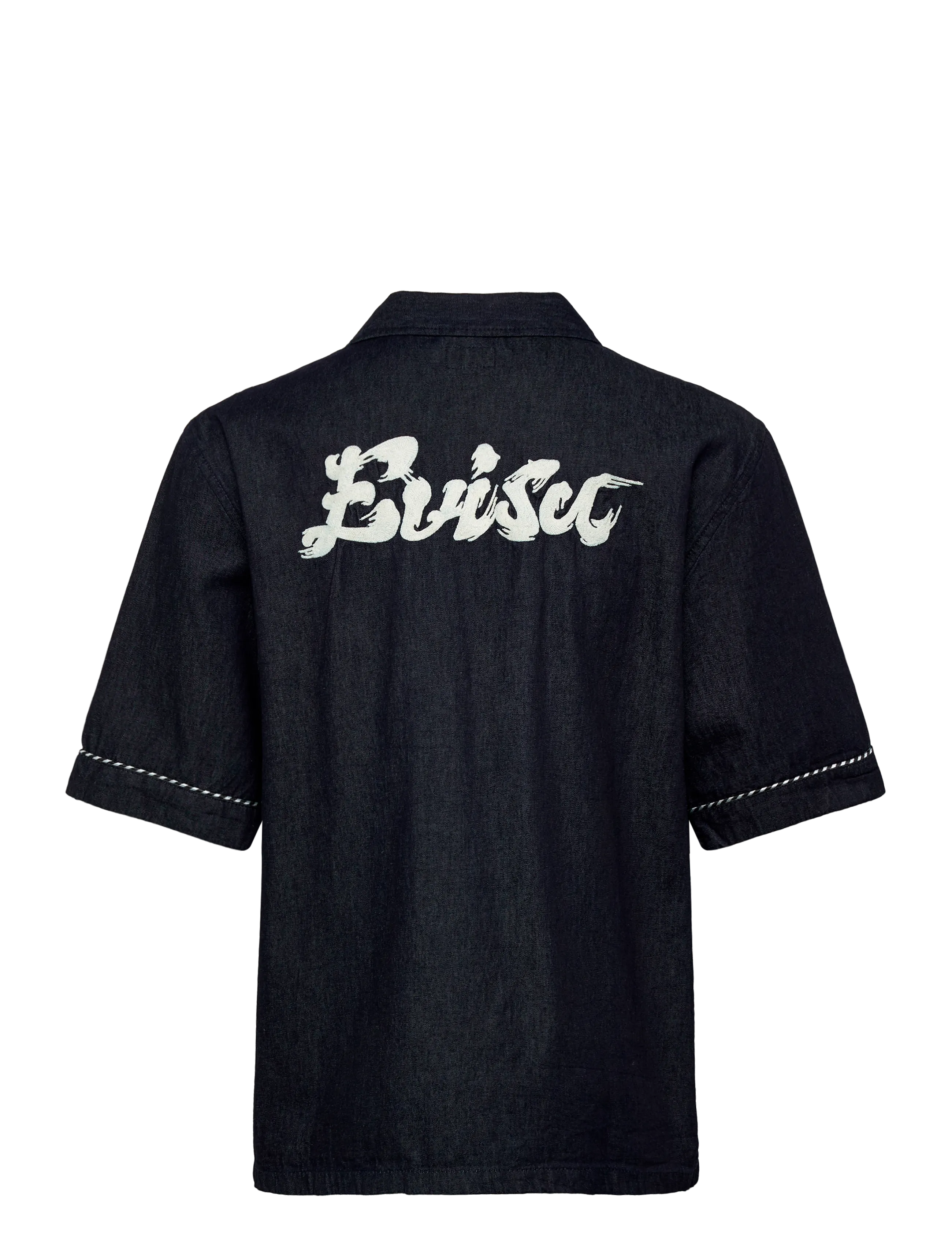 Evisu - DENIM SS SHIRT W/ LOGO EMB. - jeansskjortor - rinse indigo - 1