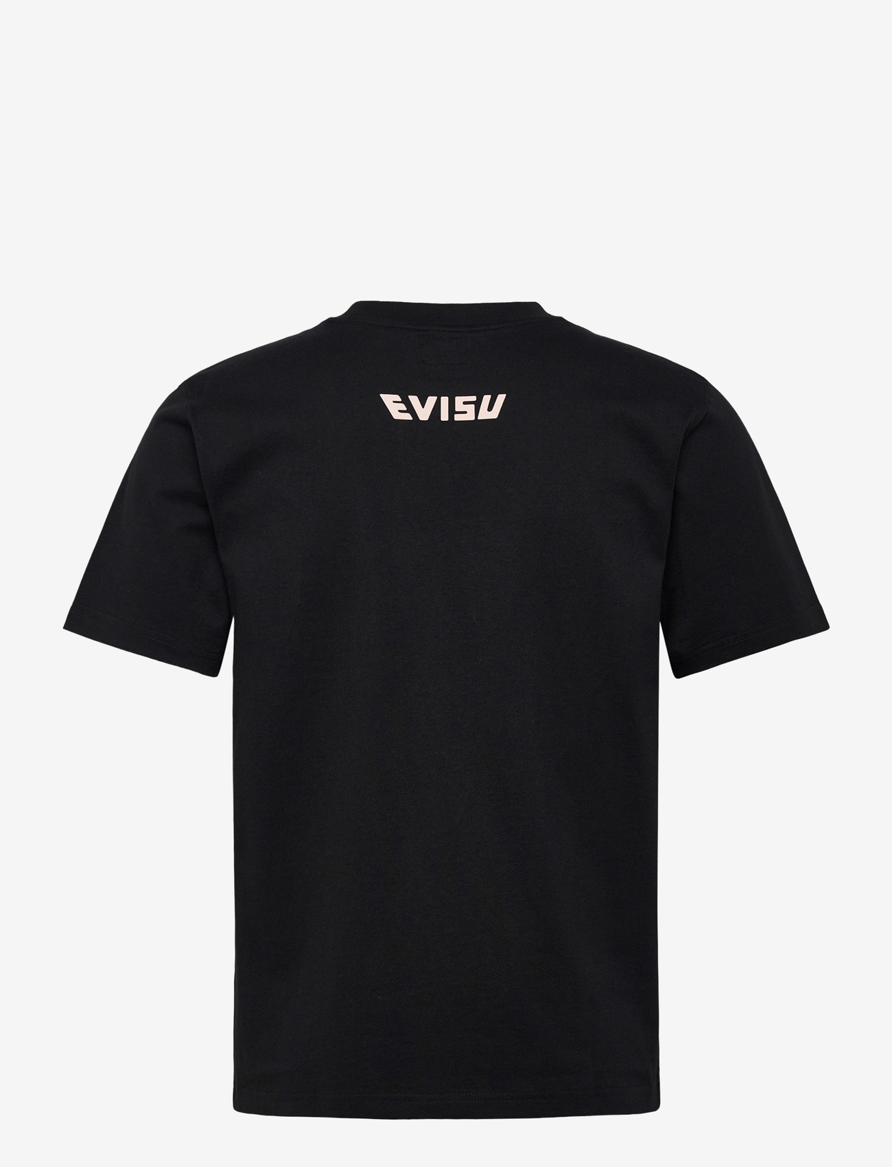 Evisu - HAND BRUSH SEAGULL PRINTED SS TEE - lyhythihaiset - black - 1