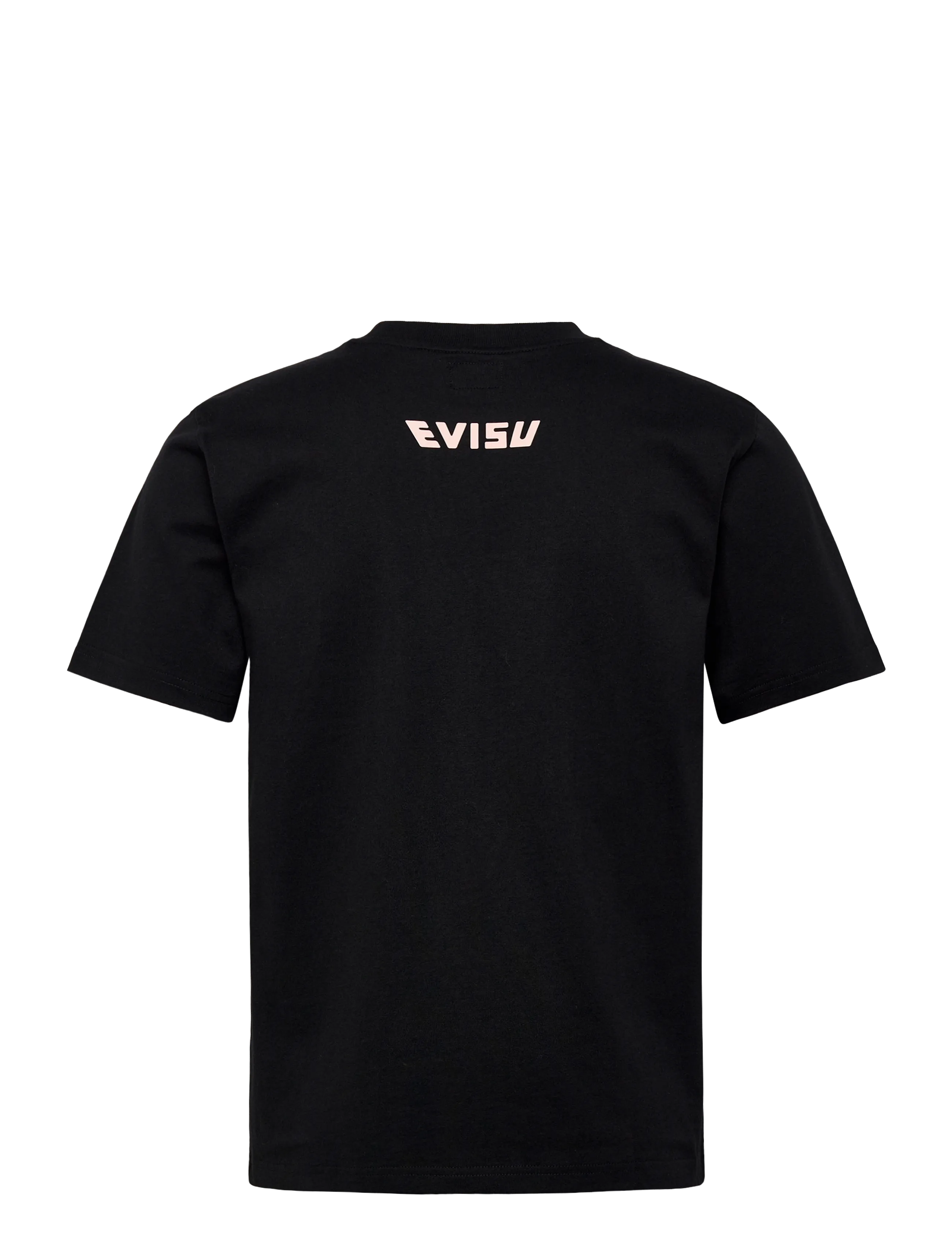 Evisu - HAND BRUSH SEAGULL PRINTED SS TEE - kortärmade t-shirts - black - 1