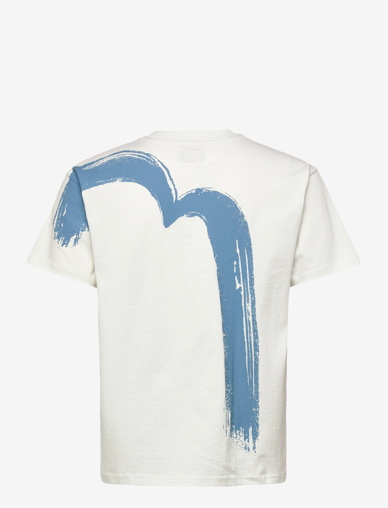 Evisu - HAND BRUSH DAICOCK PRINTED SS TEE - kortærmede t-shirts - ecru - 1