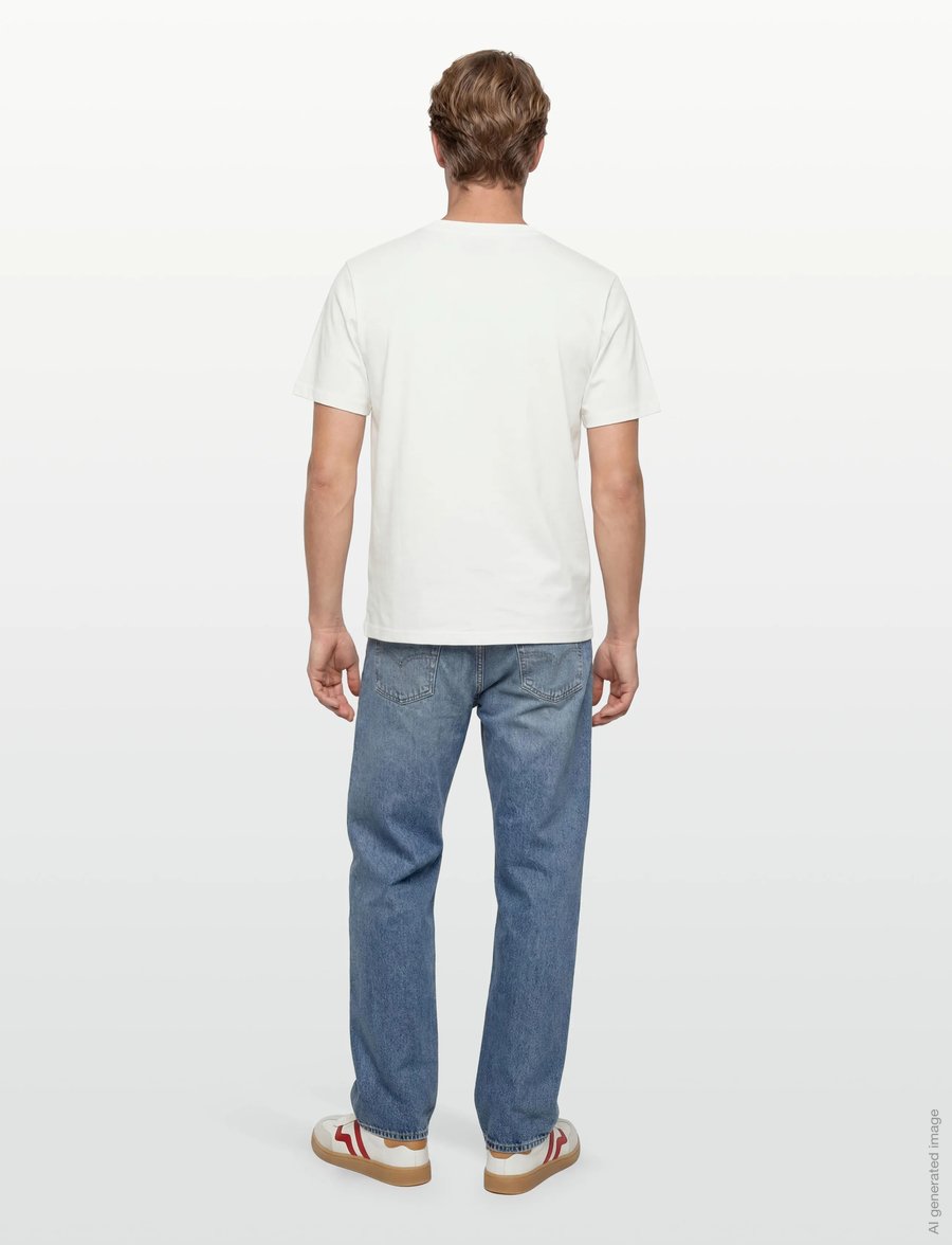 Evisu - ANGEL & AEROSOL SPRAY PAINT PRINTED SS TEE - off white - 4