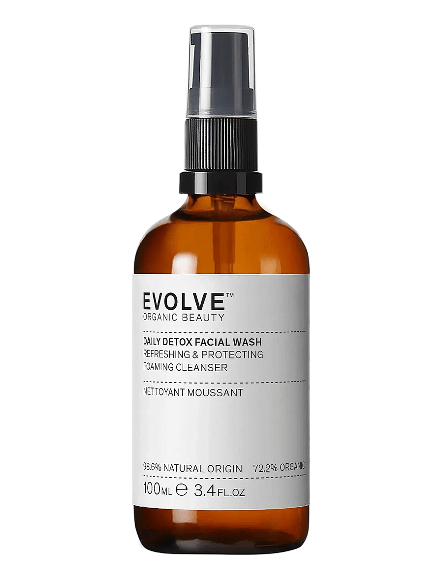 Evolve Organic Beauty - Evolve Organic Beauty Daily Detox Facial Wash 100 ml - rengöringsgel - clear - 1
