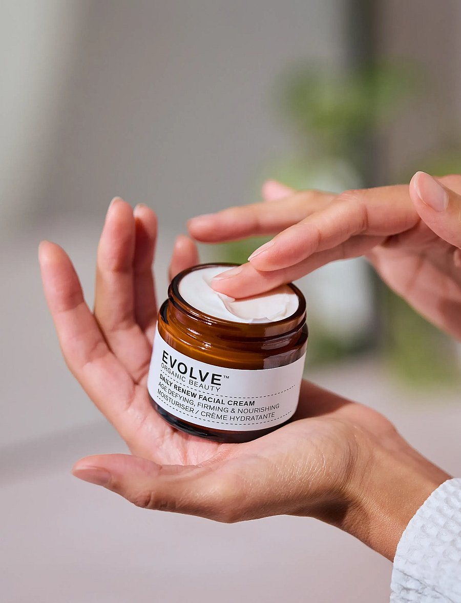 Evolve Organic Beauty - Evolve Organic Beauty Daily Renew Facial Cream 60 ml - dagcremer - clear - 0