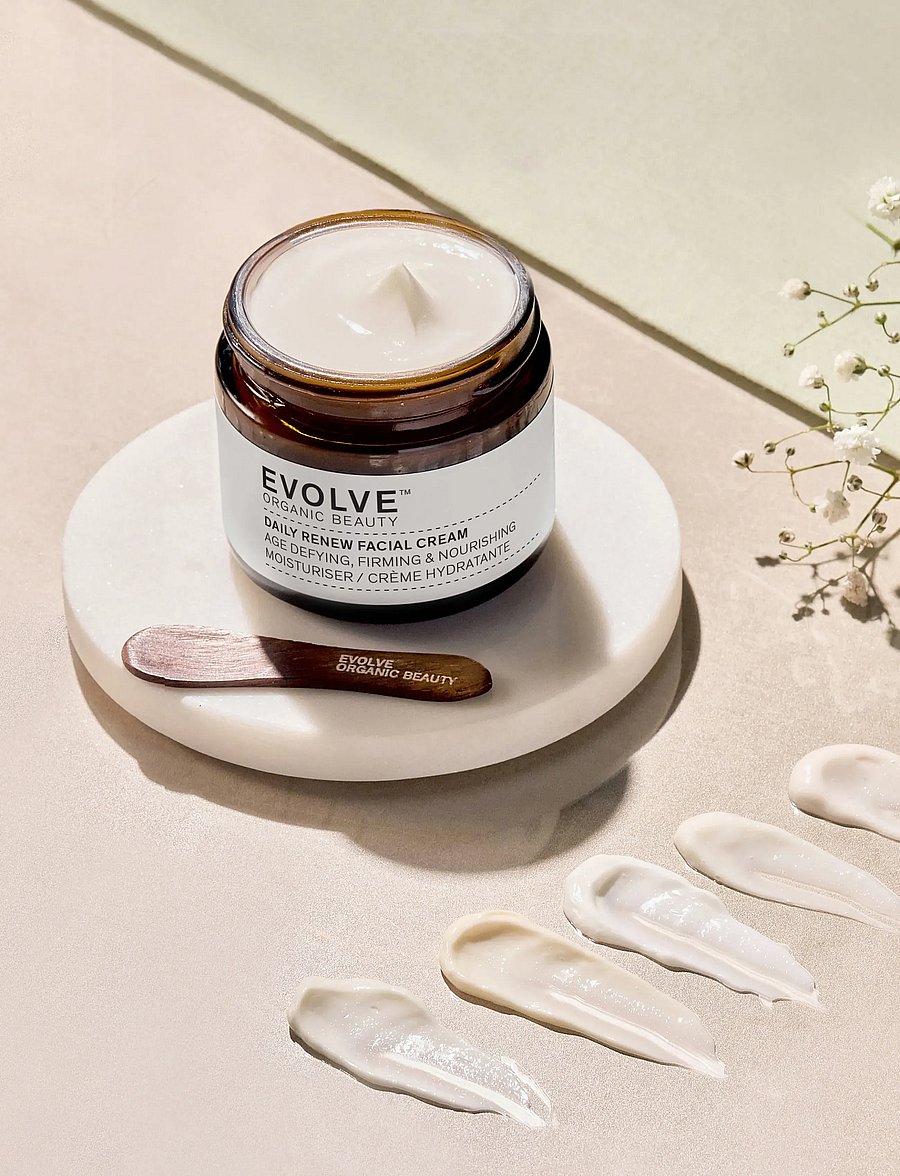 Evolve Organic Beauty - Evolve Organic Beauty Daily Renew Facial Cream 60 ml - dagcremer - clear - 4