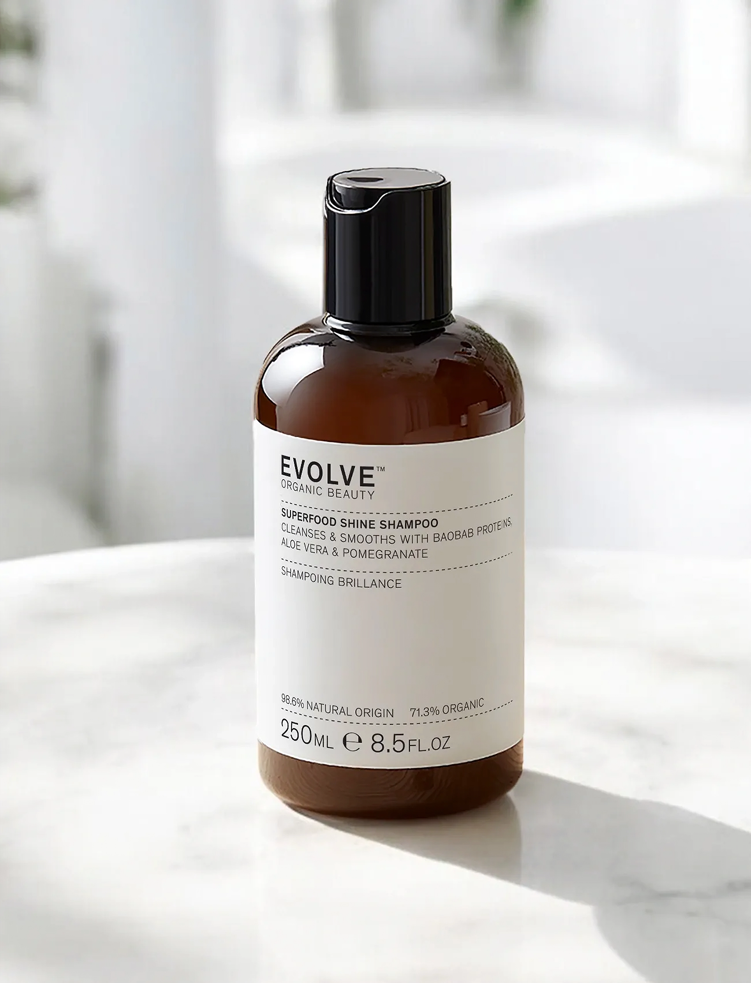 Evolve Organic Beauty Evolve Organic Beauty Superfood Shine Shampoo 250 ml, 250 ml, Nude, Pleje > Shampoo, Dame