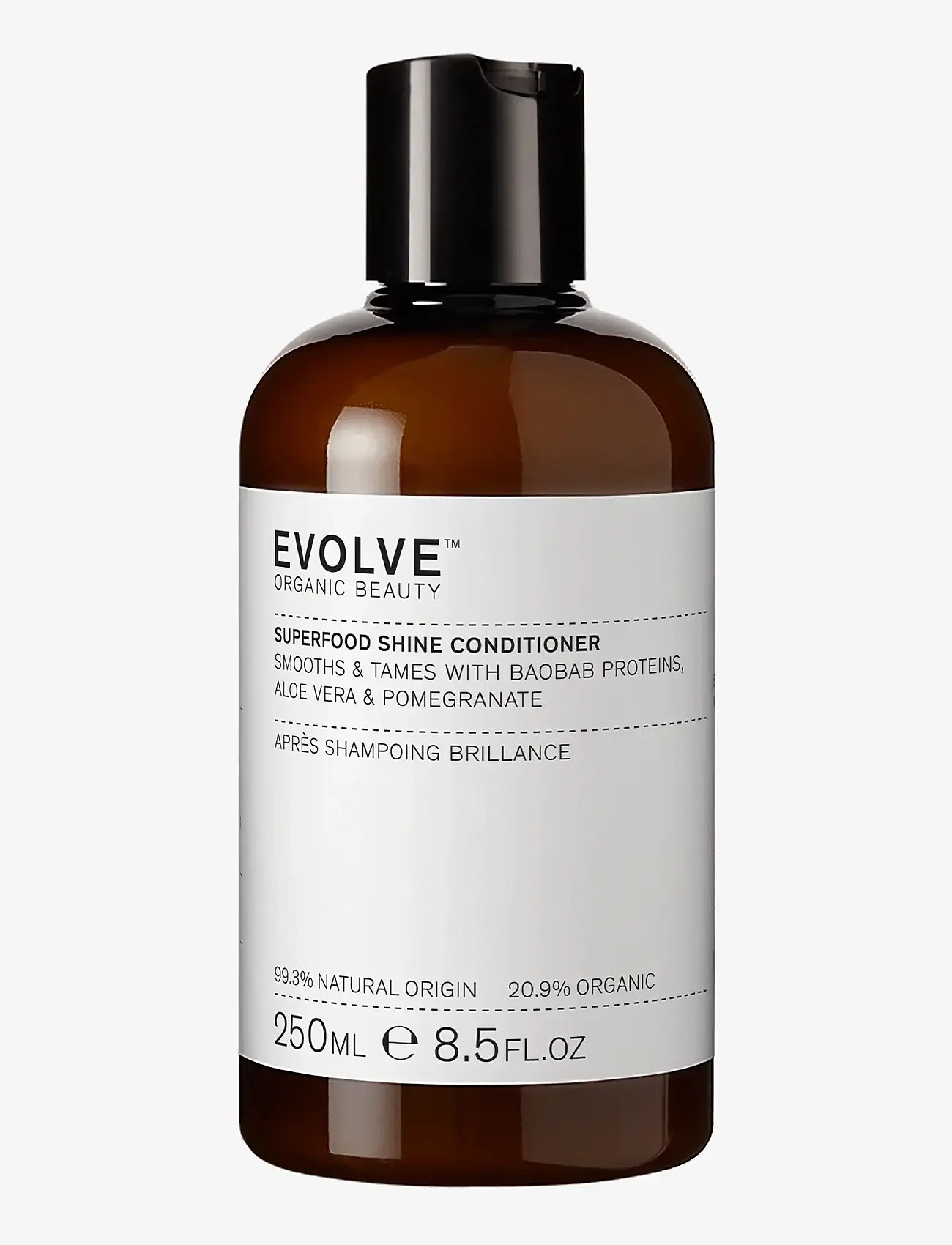 Evolve Organic Beauty - Evolve Organic Beauty Superfood Shine Conditioner 250 ml - hoitoaineet - clear - 1