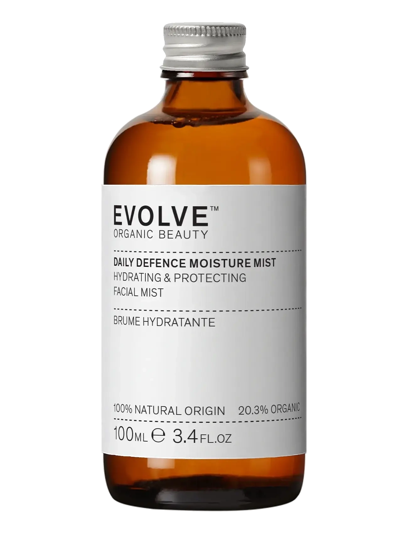 Evolve Organic Beauty - Evolve Organic Beauty Daily Defence Moisture Mist 100 ml - kasvosuihkeet - clear - 2