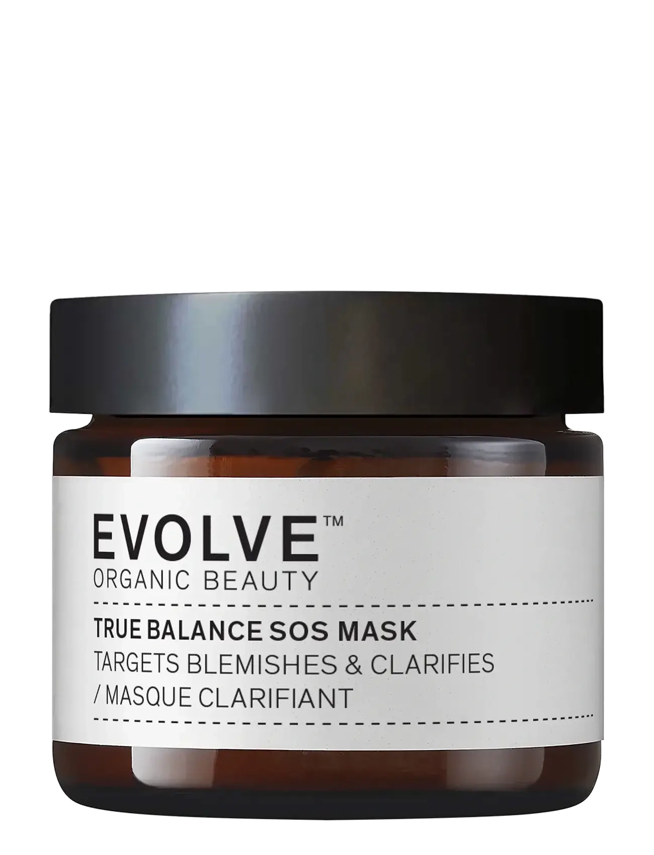 Evolve Organic Beauty True Balance Sos Mask 60 Ml, Detox-maske, Grøn, Str: 60 ML