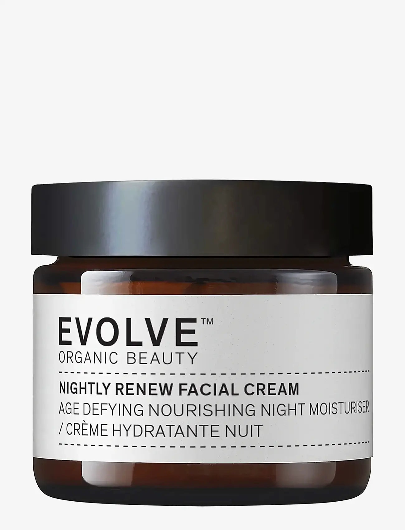 Evolve Organic Beauty - Evolve Organic Beauty Nightly Renew Facial Cream 60 ml - nattkrem - clear - 1