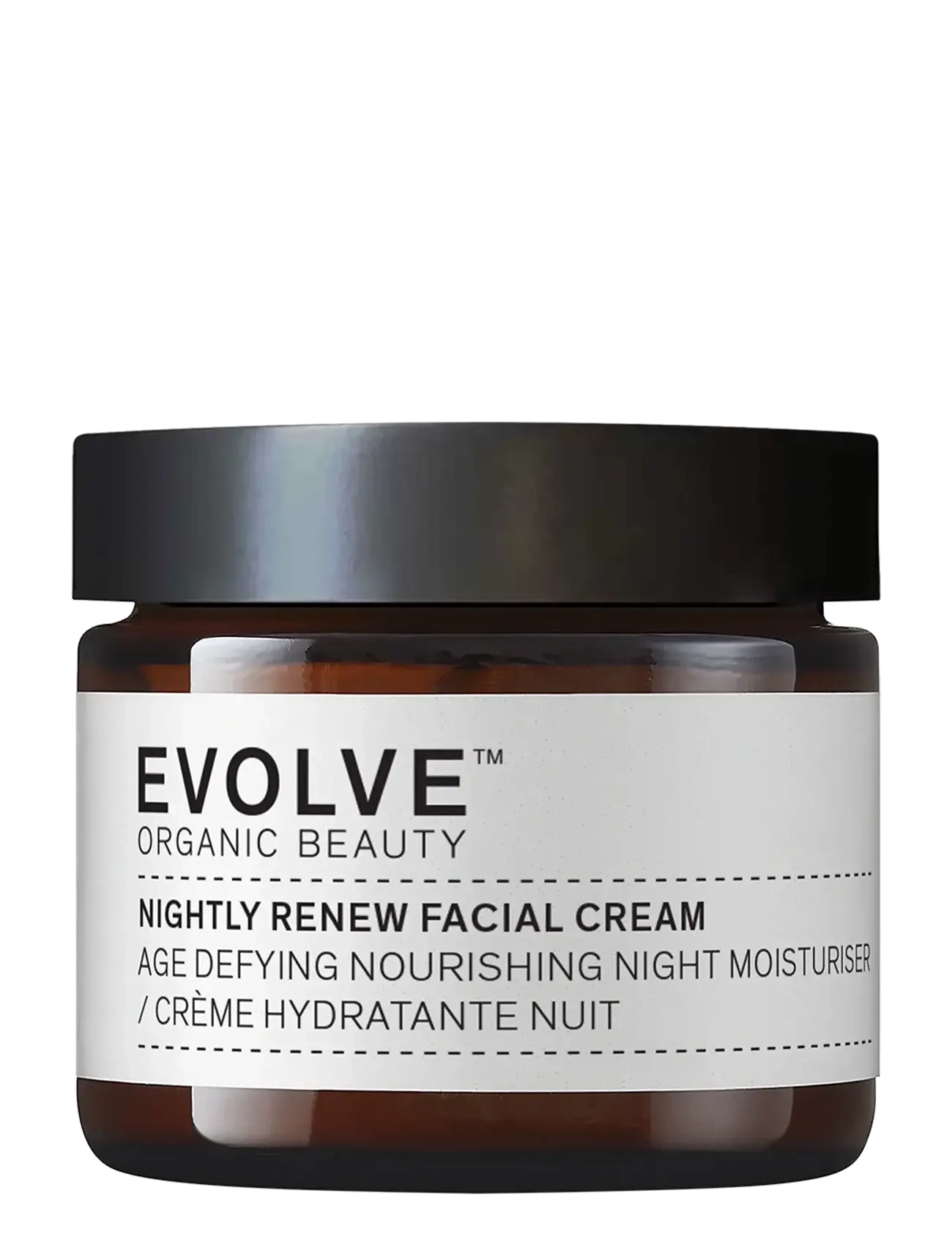 Evolve Organic Beauty Evolve Organic Beauty Nightly Renew Facial Cream 60 ml - Hyaluronsyra - CLEAR / undefined