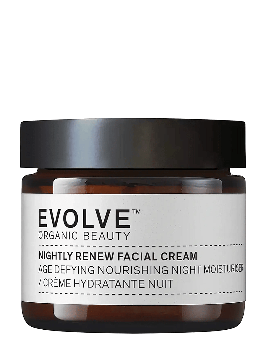 Evolve Organic Beauty - Evolve Organic Beauty Nightly Renew Facial Cream 60 ml - nattkräm - clear - 1