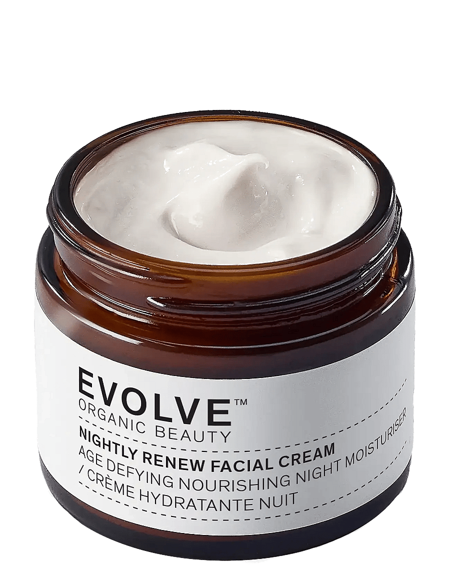 Evolve Organic Beauty - Evolve Organic Beauty Nightly Renew Facial Cream 60 ml - nattkräm - clear - 2
