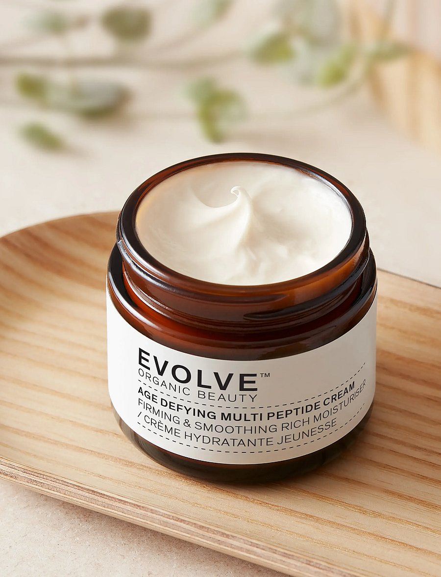 Evolve Organic Beauty - Evolve Organic Beauty Age Defying Multi Peptide Cream 60ml - dagkräm - clear - 4