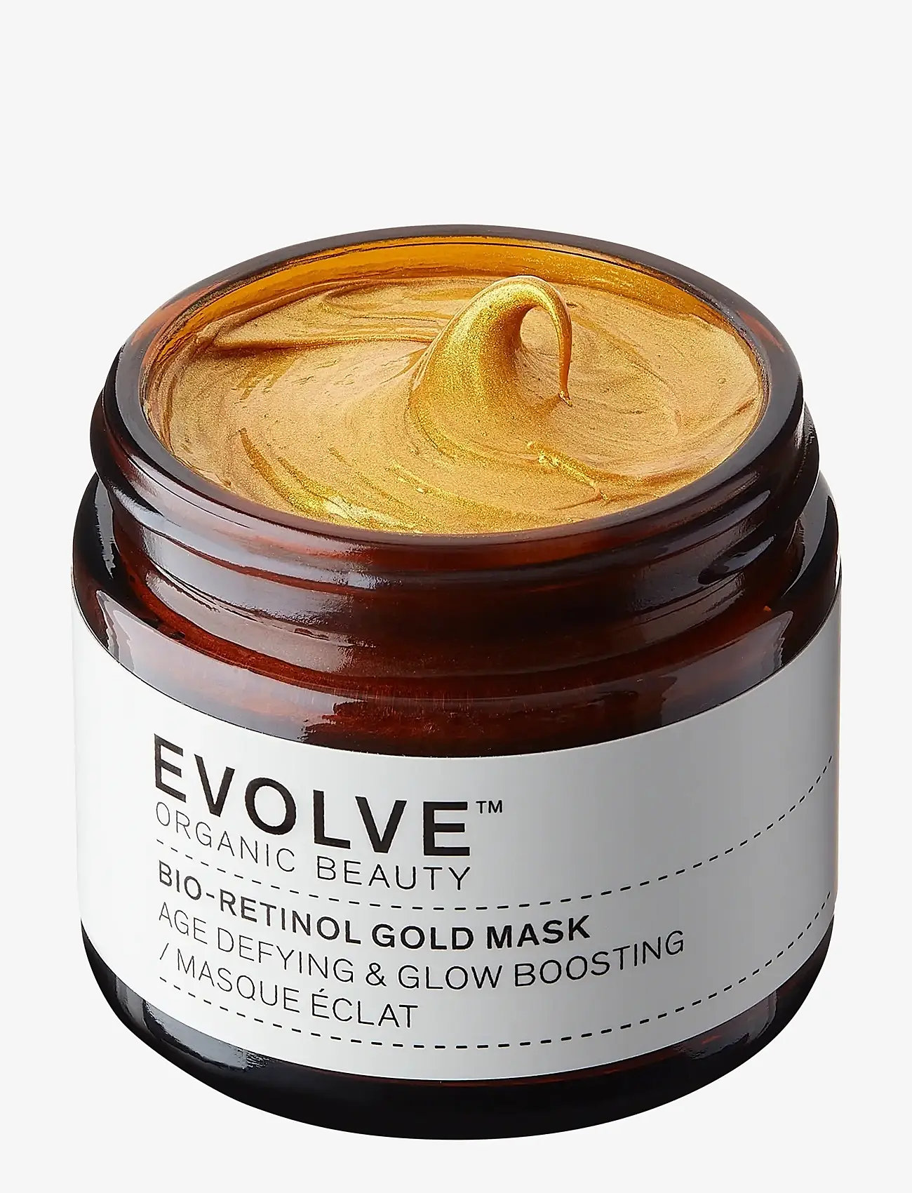 Evolve Organic Beauty - Evolve Organic Beauty Bio-Retinol Gold Face Mask 60 ml - peeling masks - clear - 2