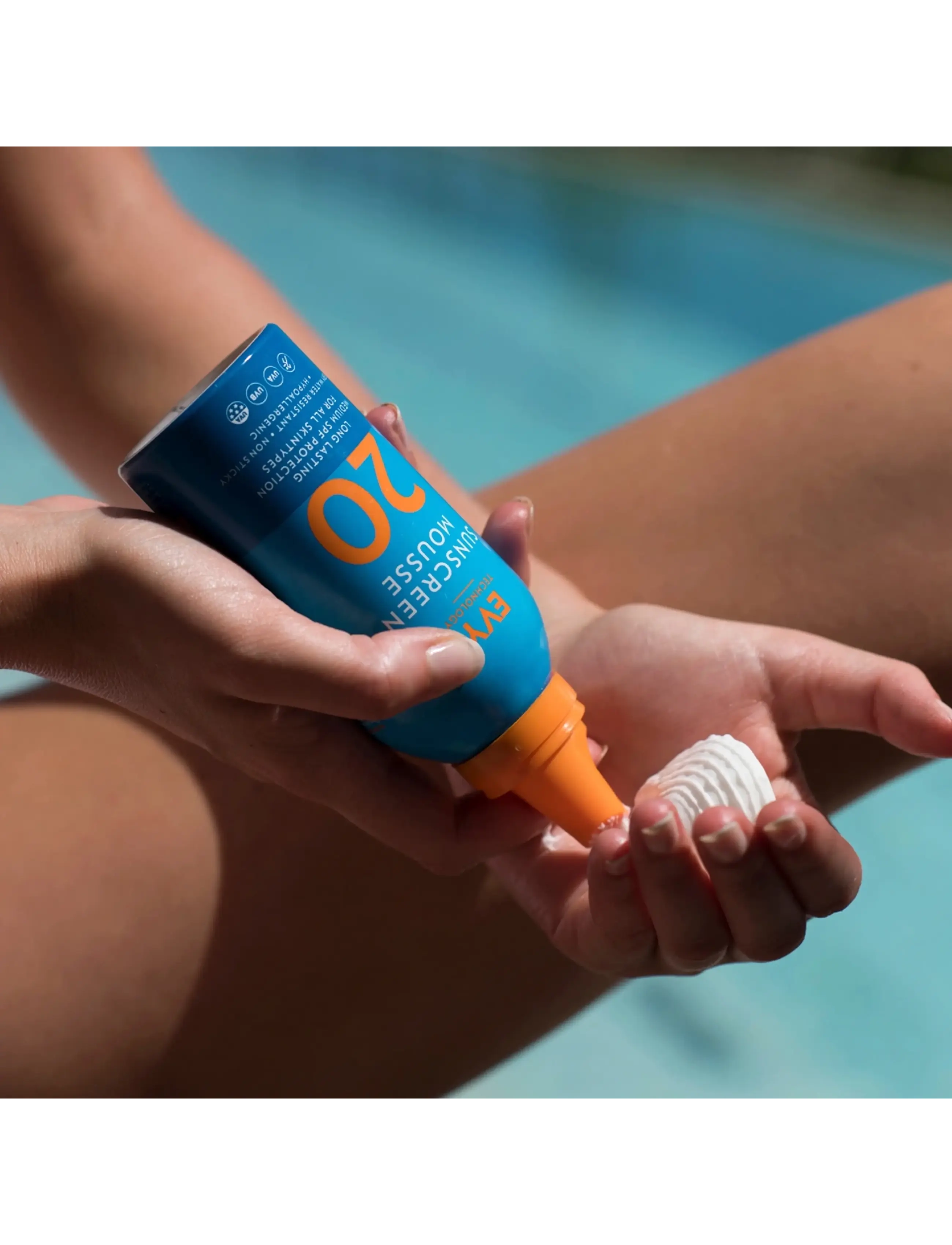EVY Technology - Sunscreen mousse SPF 20, 150 ml - kropp - no colour - 2