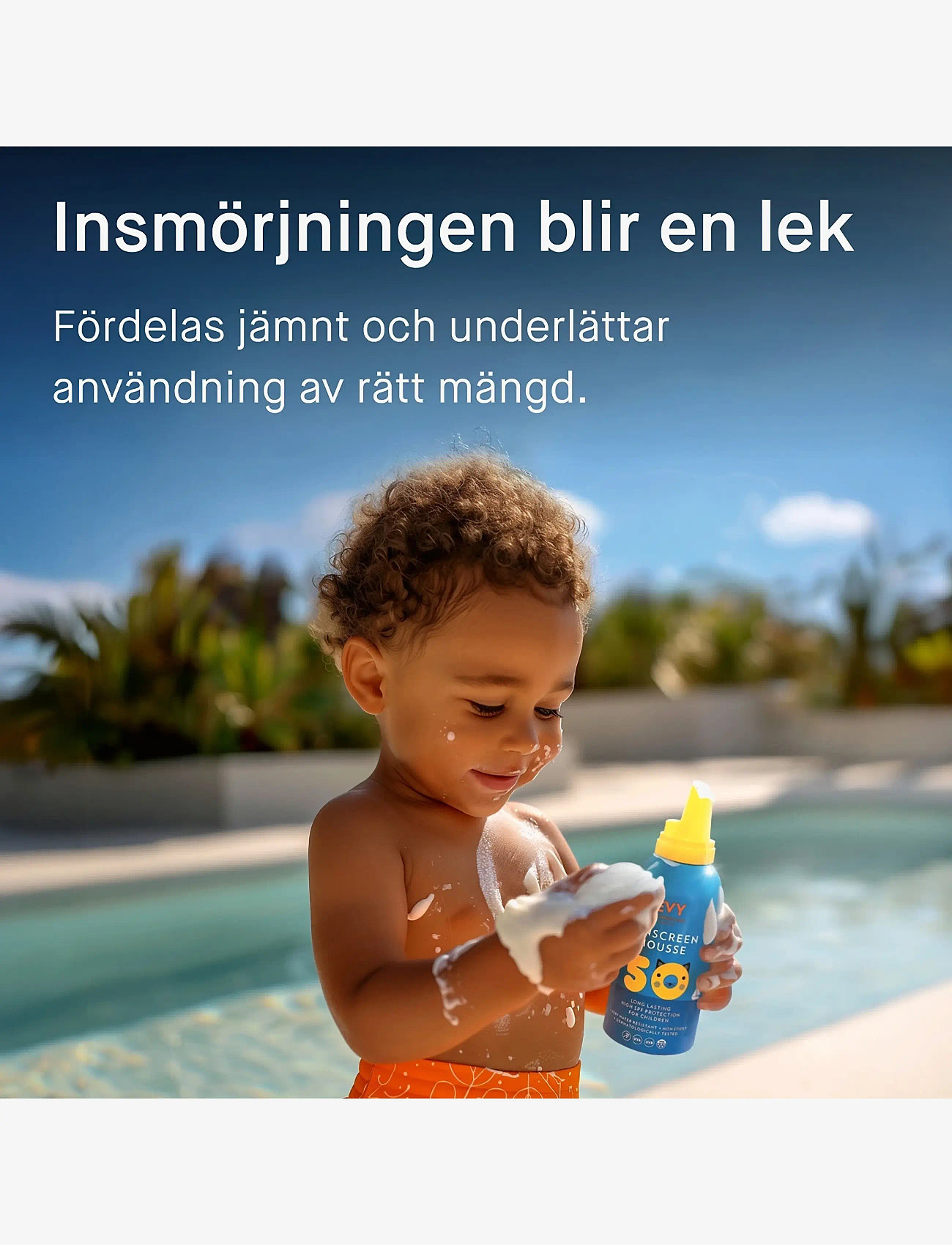 EVY Technology - Sunscreen mousse SPF 30, KIDS face and body, 150 ml - solskydd - no colour - 4