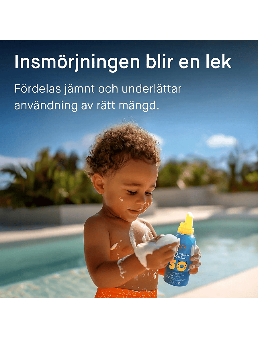 EVY Technology - Sunscreen mousse SPF 30, KIDS face and body, 150 ml - för barnen - no colour - 4