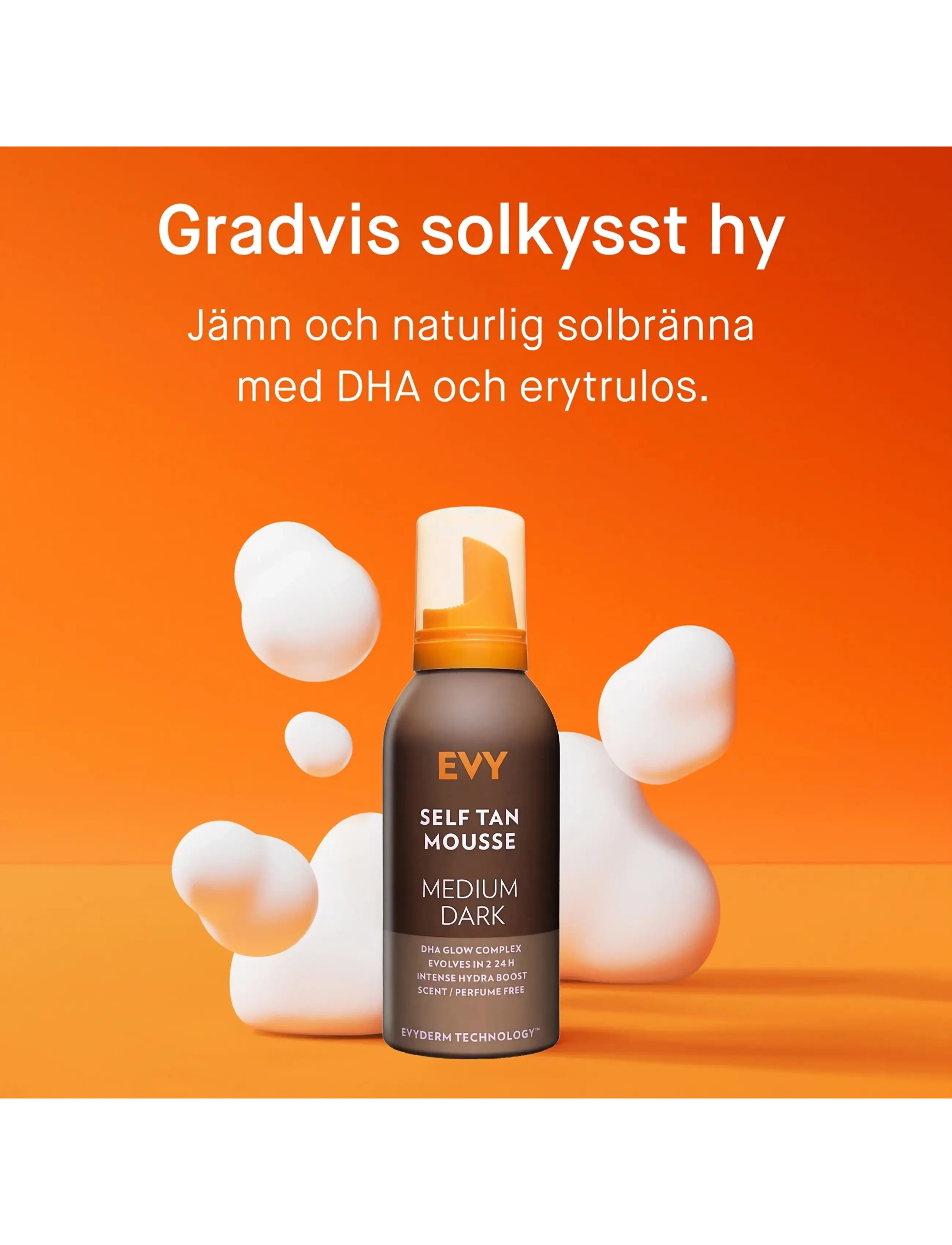 EVY Technology - Selftan face and body mousse - mousse - medium dark - 1