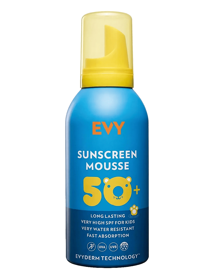 EVY Technology - Sunscreen mousse SPF 50, KIDS face and body, 150 ml, - för barnen - no colour - 0