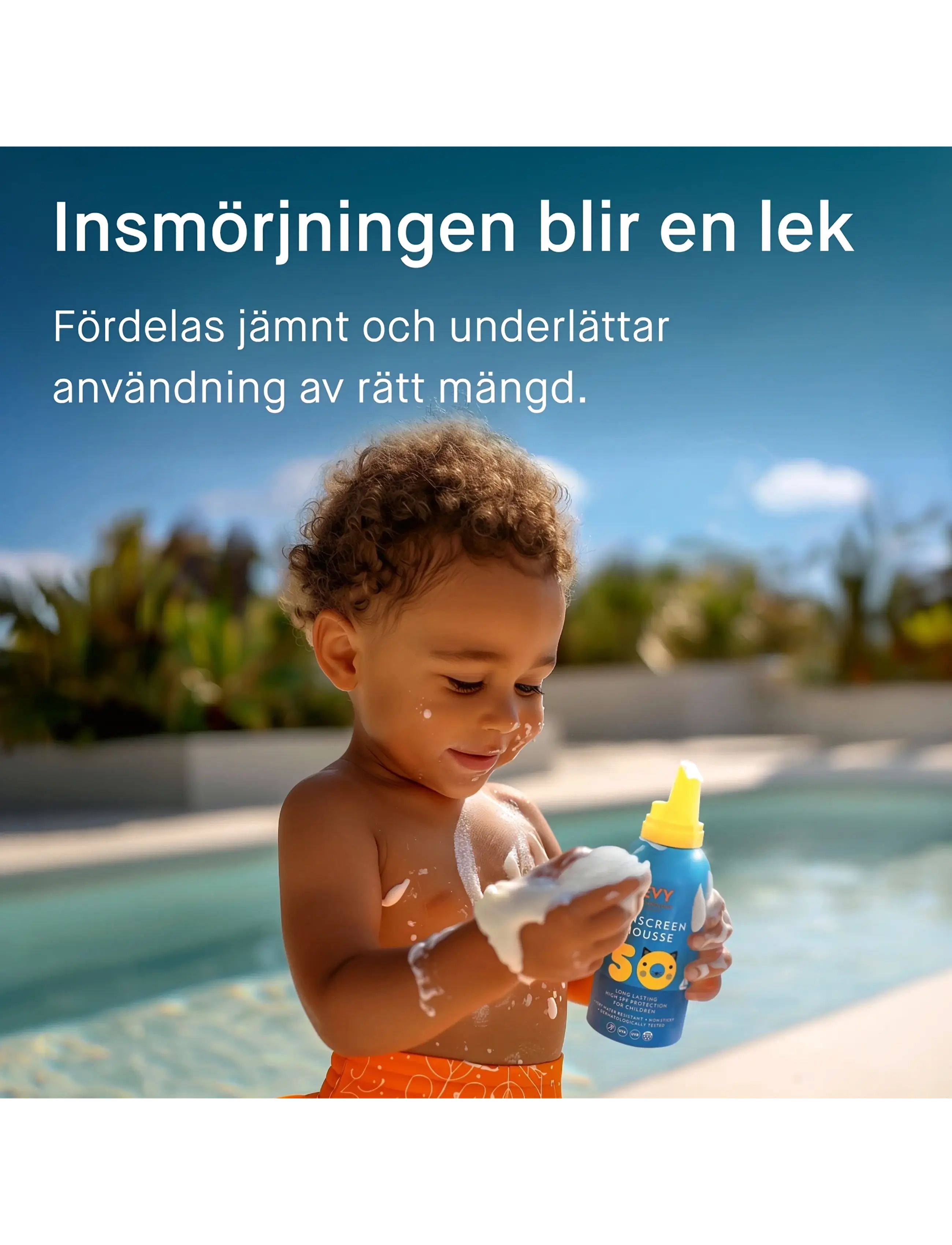 EVY Technology - Sunscreen mousse SPF 50, KIDS face and body, 150 ml, - solskydd - no colour - 3
