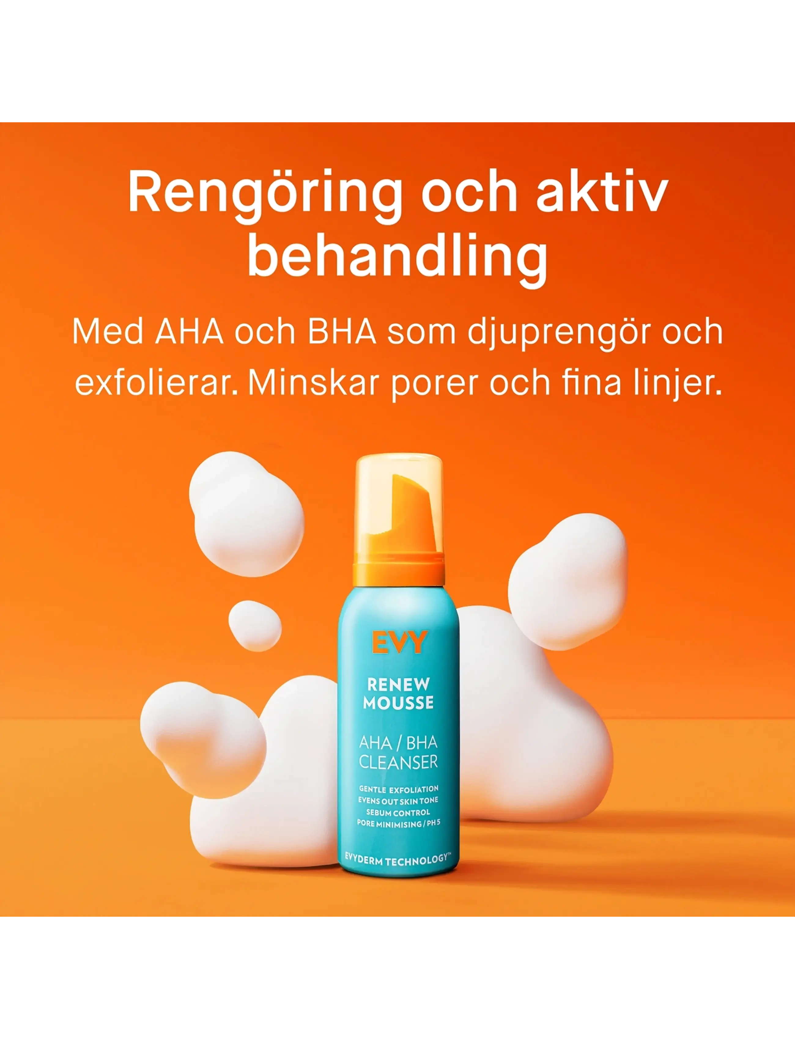 EVY Technology - Renew Cleanser mousse,100 ml. - kroppsvård - no colour - 1