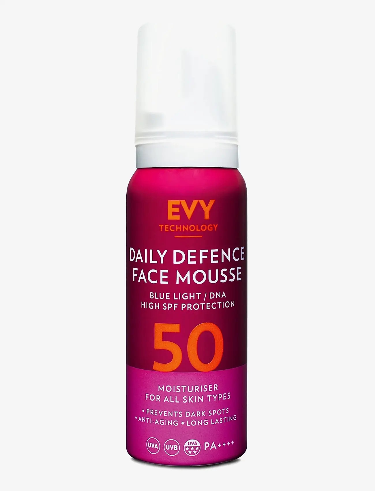 EVY Technology - Melanoma awareness Defence Face mousse, 75 ml - för ansiktet - 1017 - 0