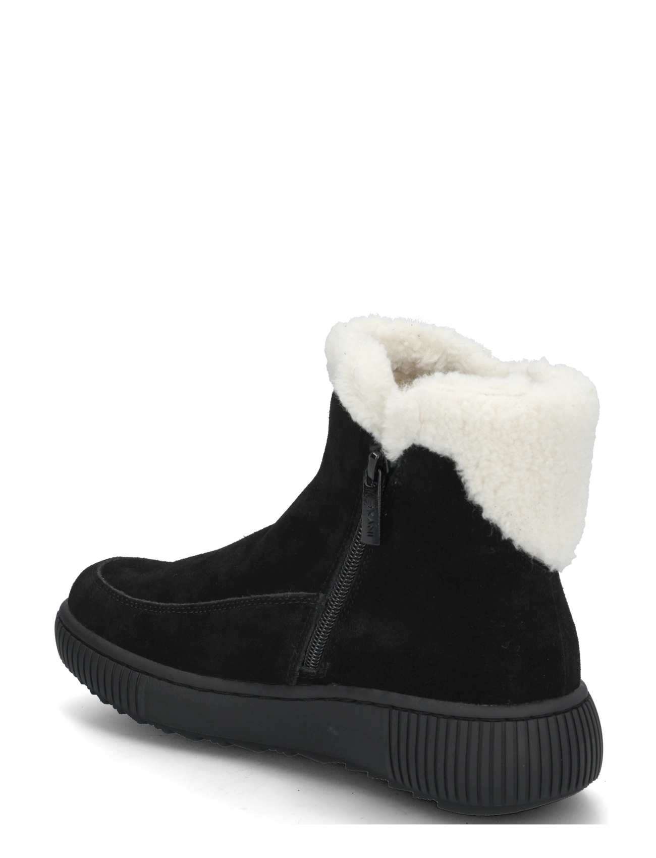 Exani - MALVA FUR W - madalad poolsaapad - black - 1