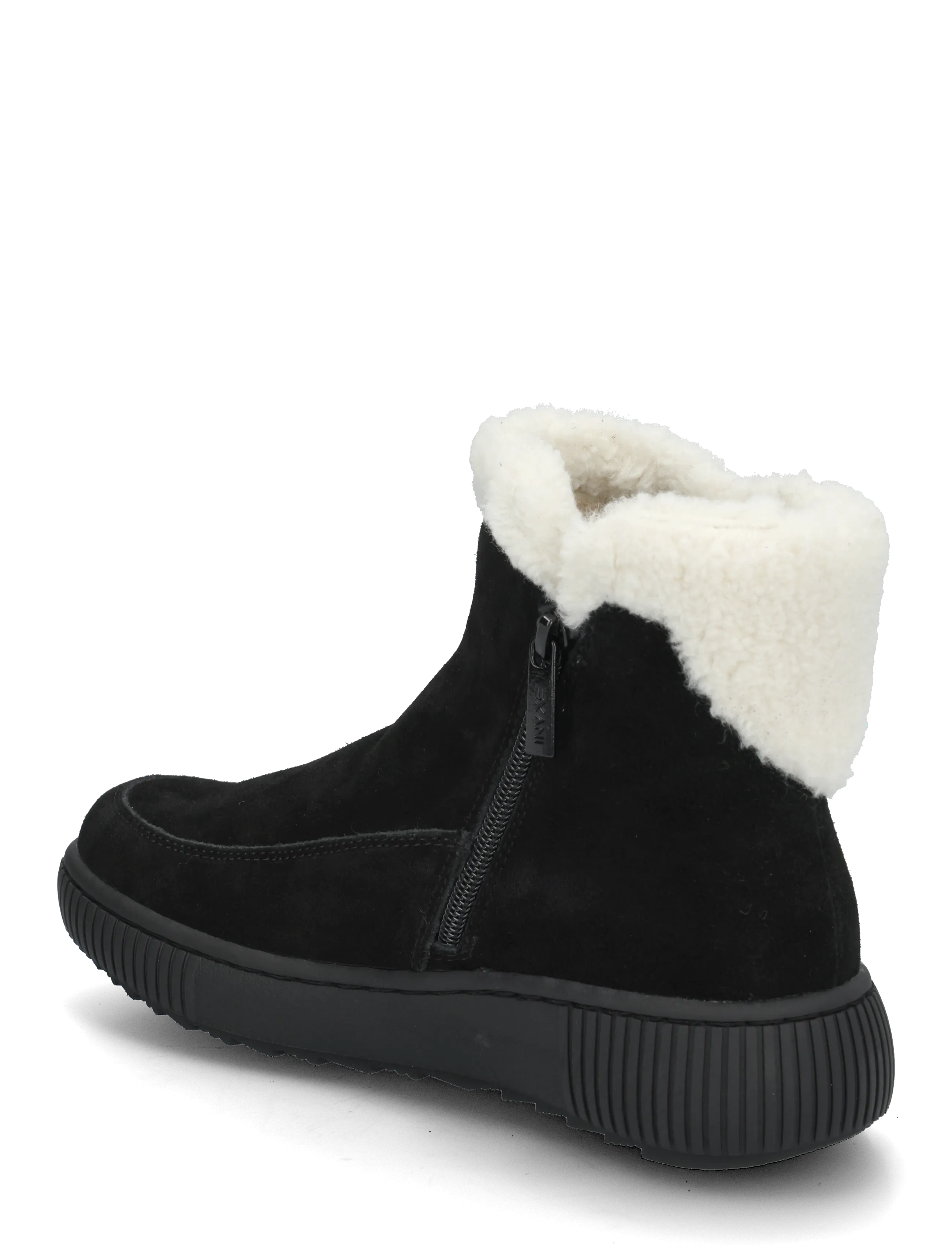 Exani - MALVA FUR W - platta ankelboots - black - 1