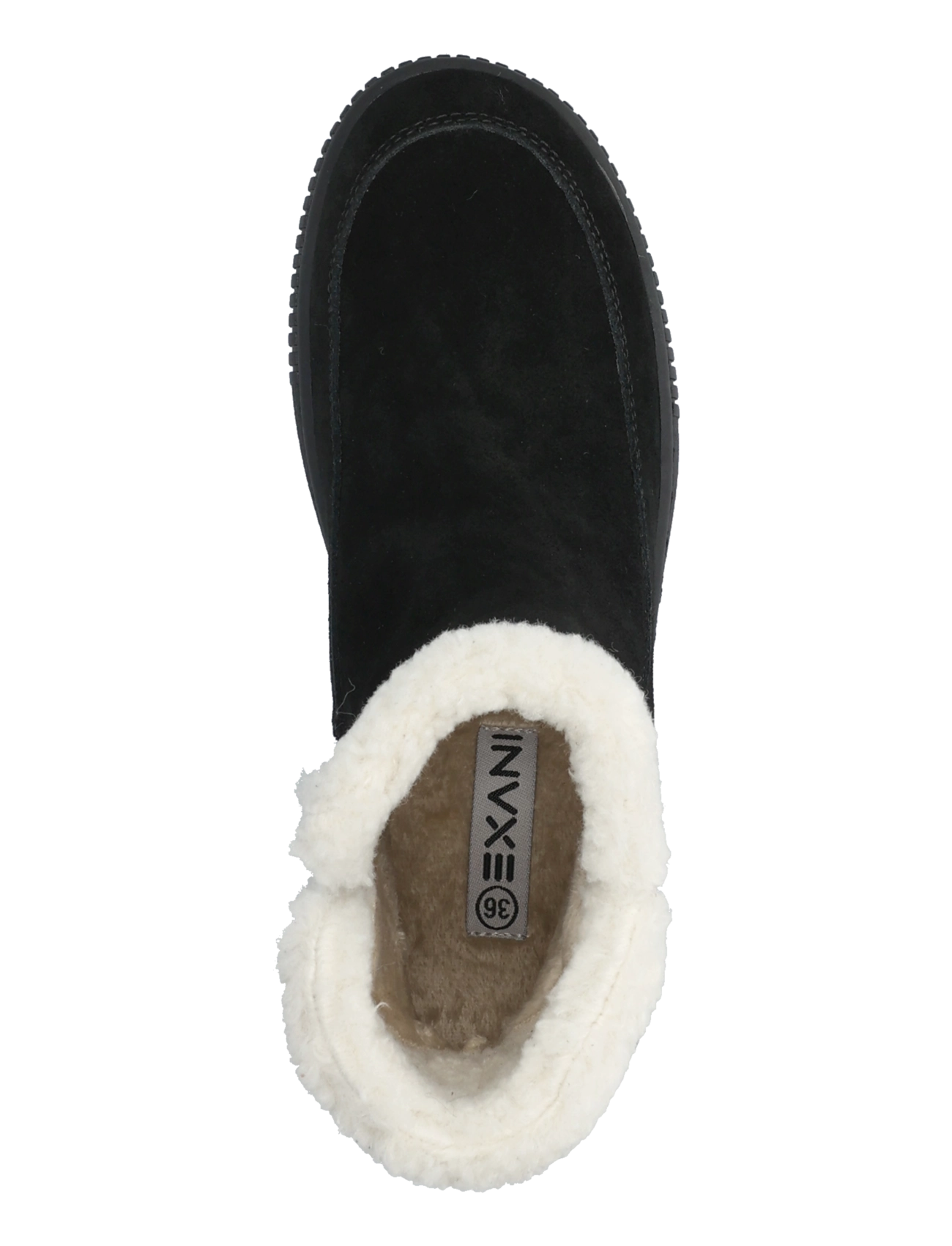 Exani - MALVA FUR W - madalad poolsaapad - black - 3