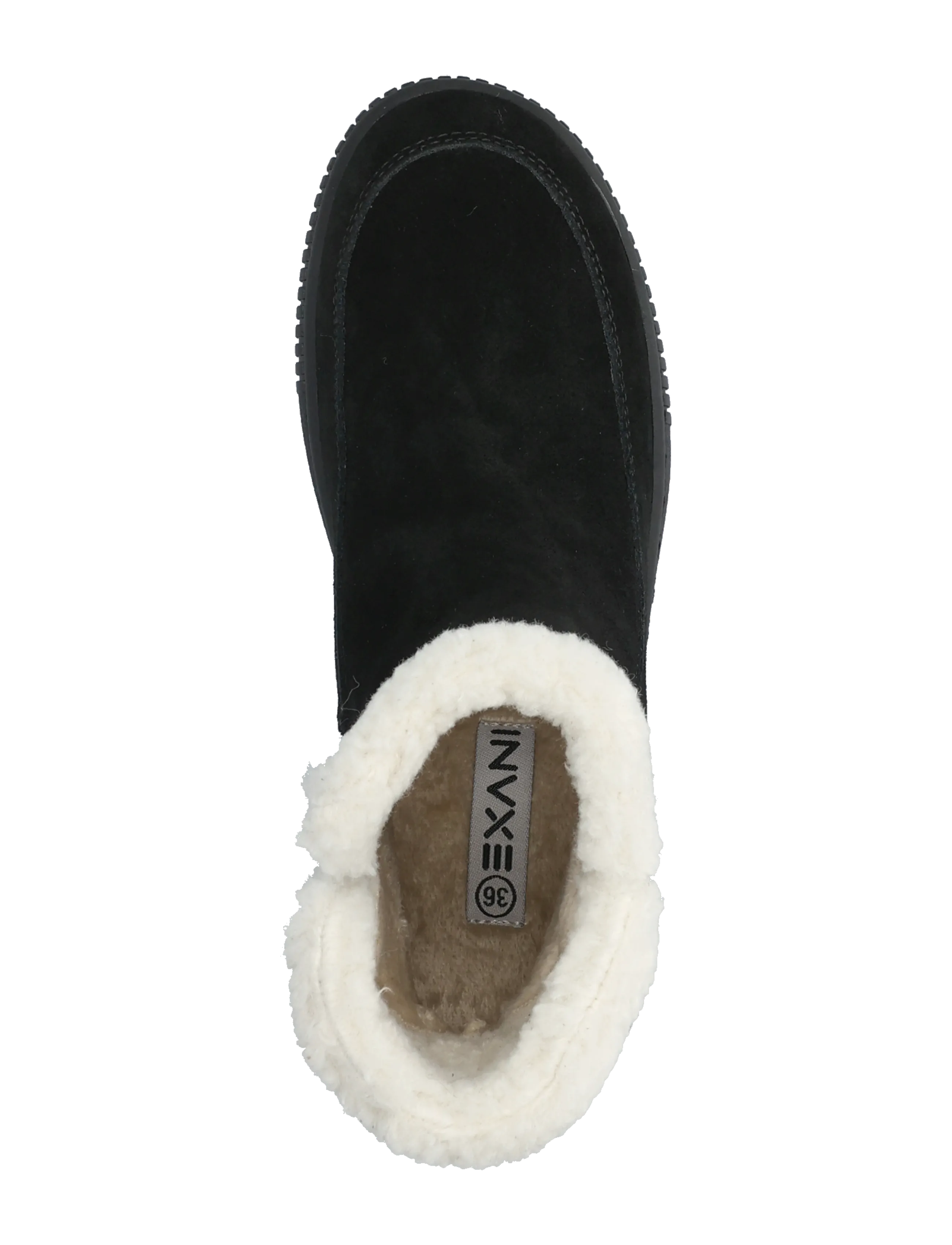 Exani - MALVA FUR W - platta ankelboots - black - 3