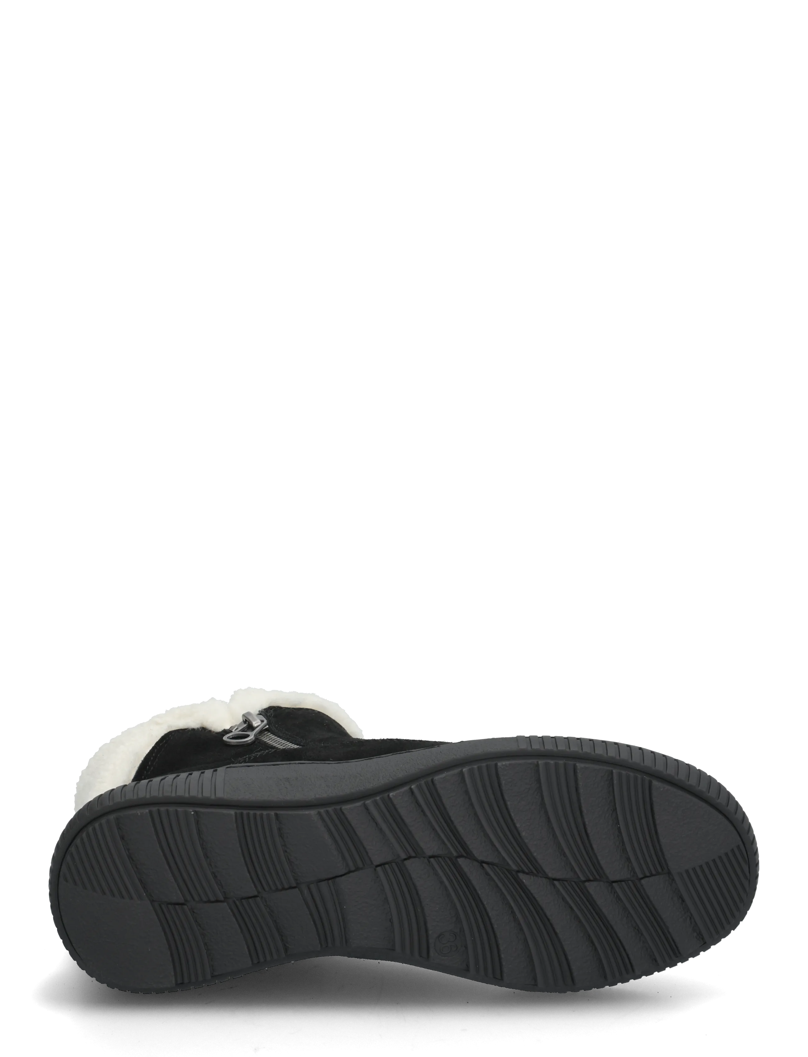 Exani - MALVA FUR W - platta ankelboots - black - 4