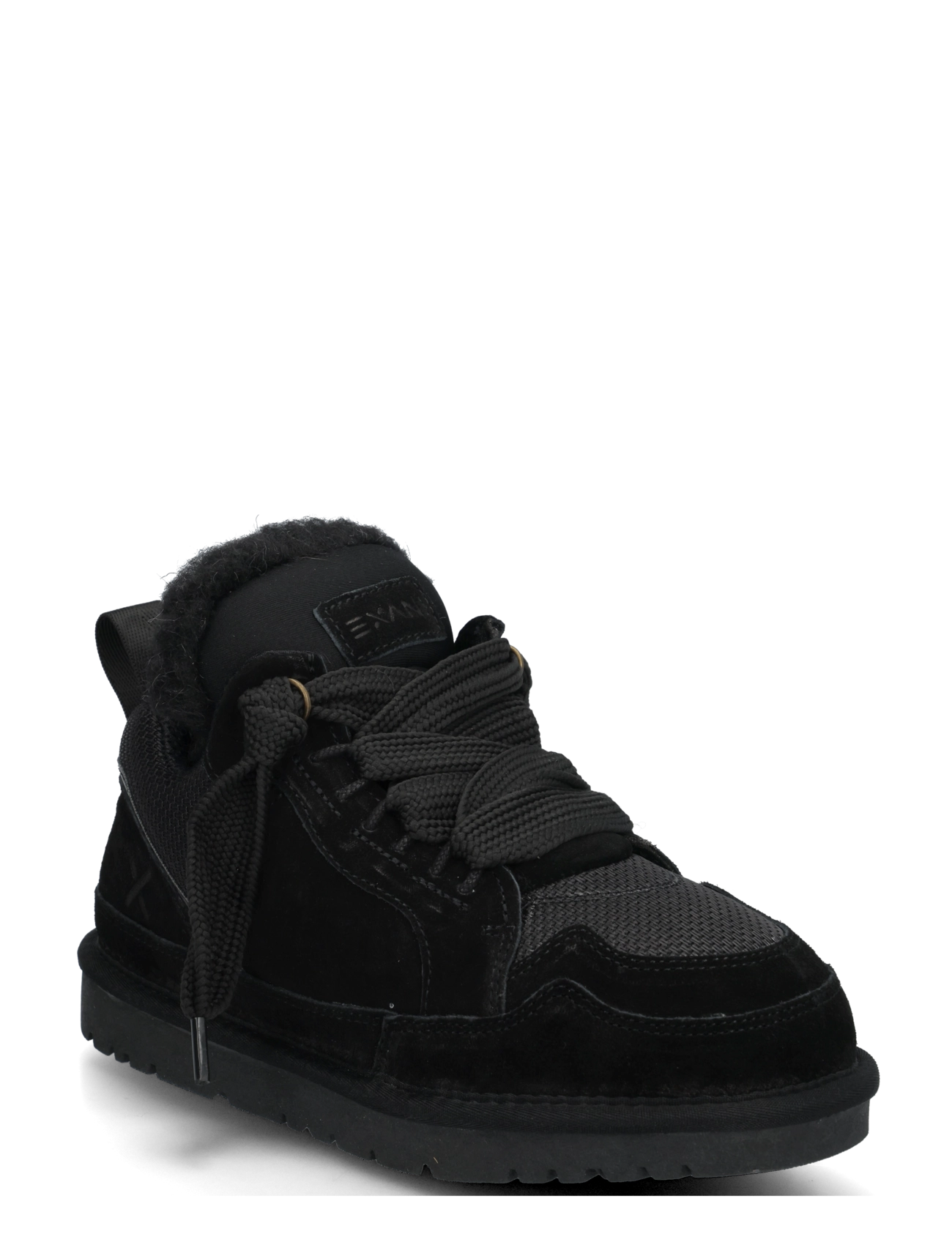 Exani FREIA FUR W - Efterårssko - BLACK / black