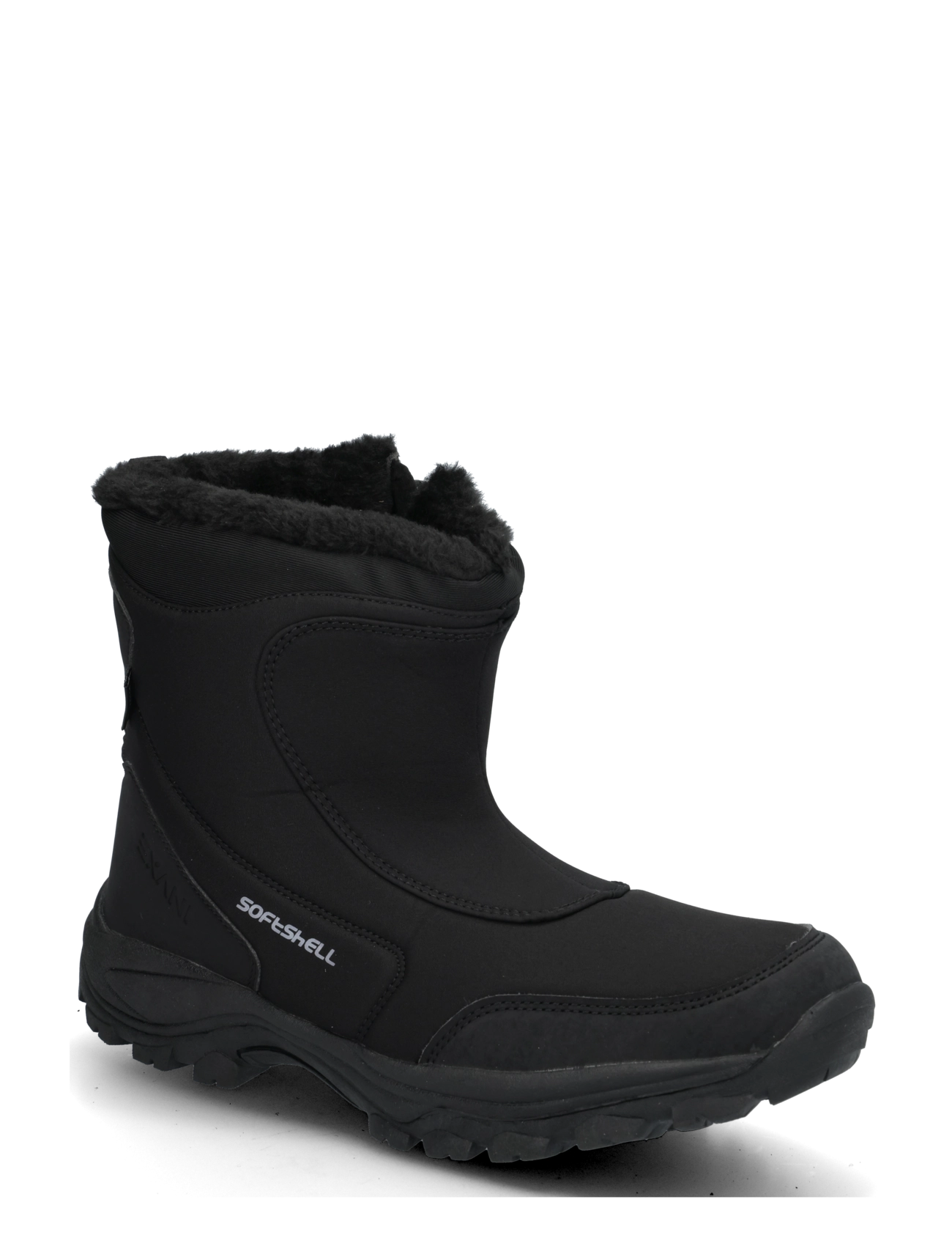 Exani FLAKE M - Kozaki i trzewiki - BLACK / black