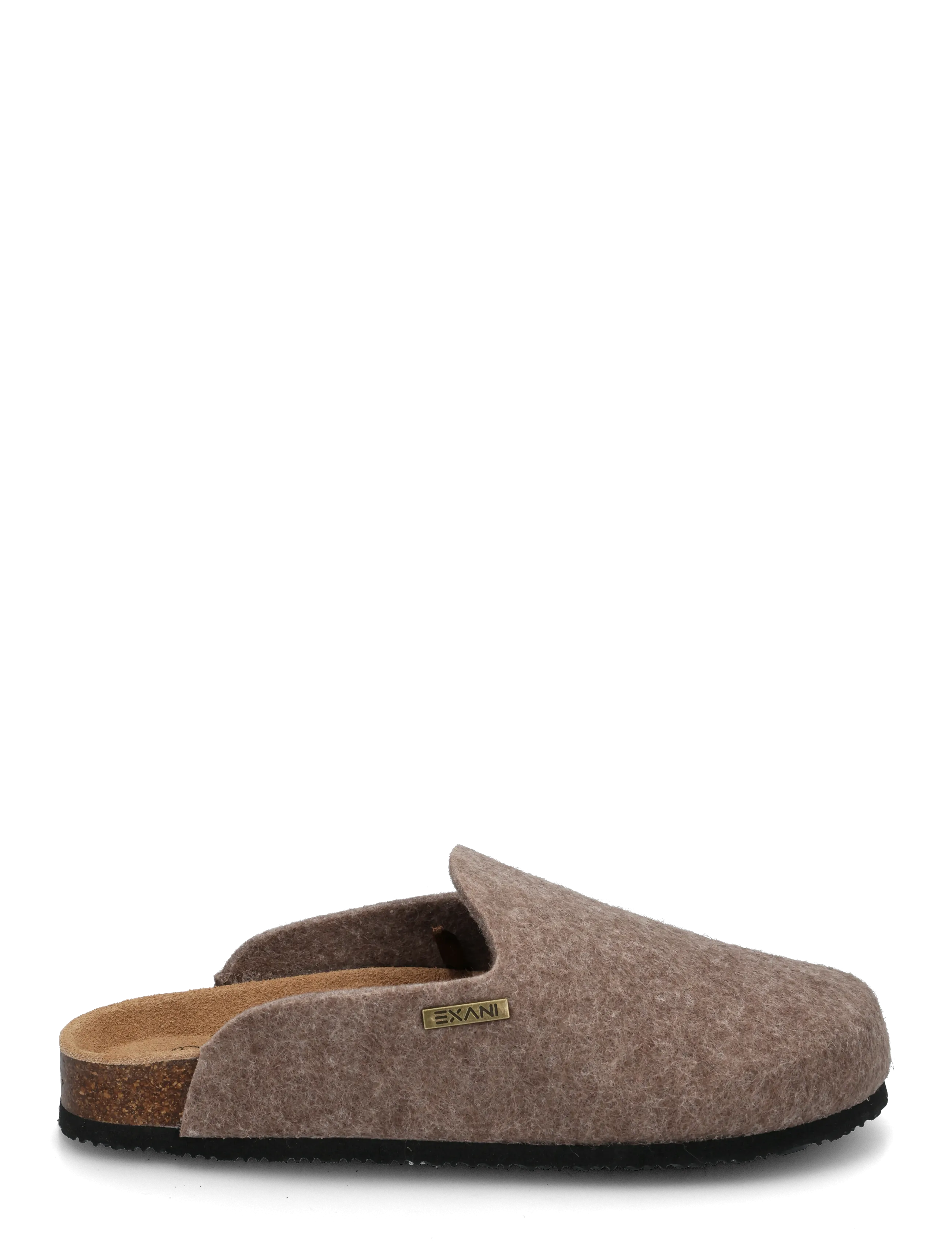 Exani - FELT SLIPPER W - män - brown - 2