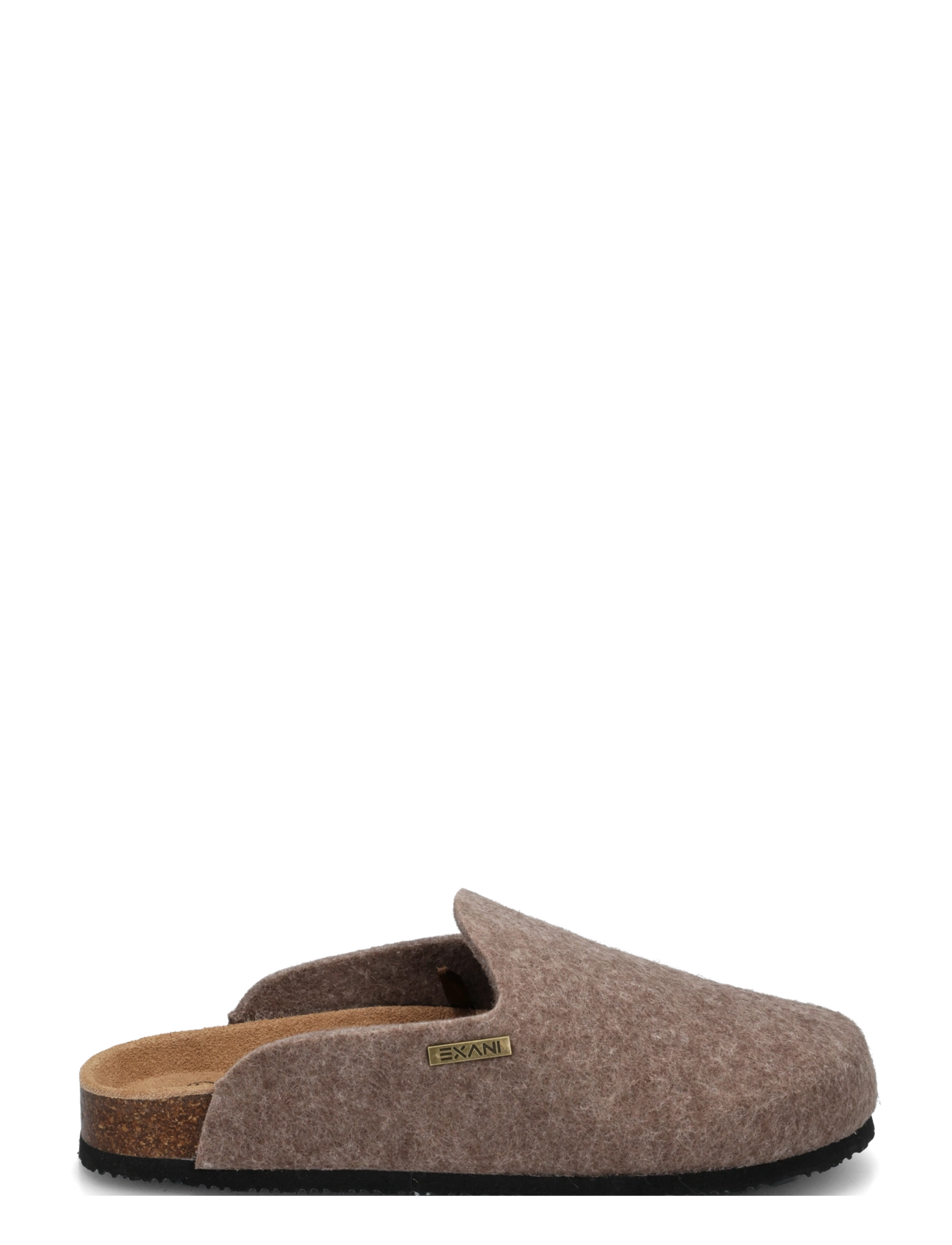 Exani - FELT SLIPPER W - män - brown - 2