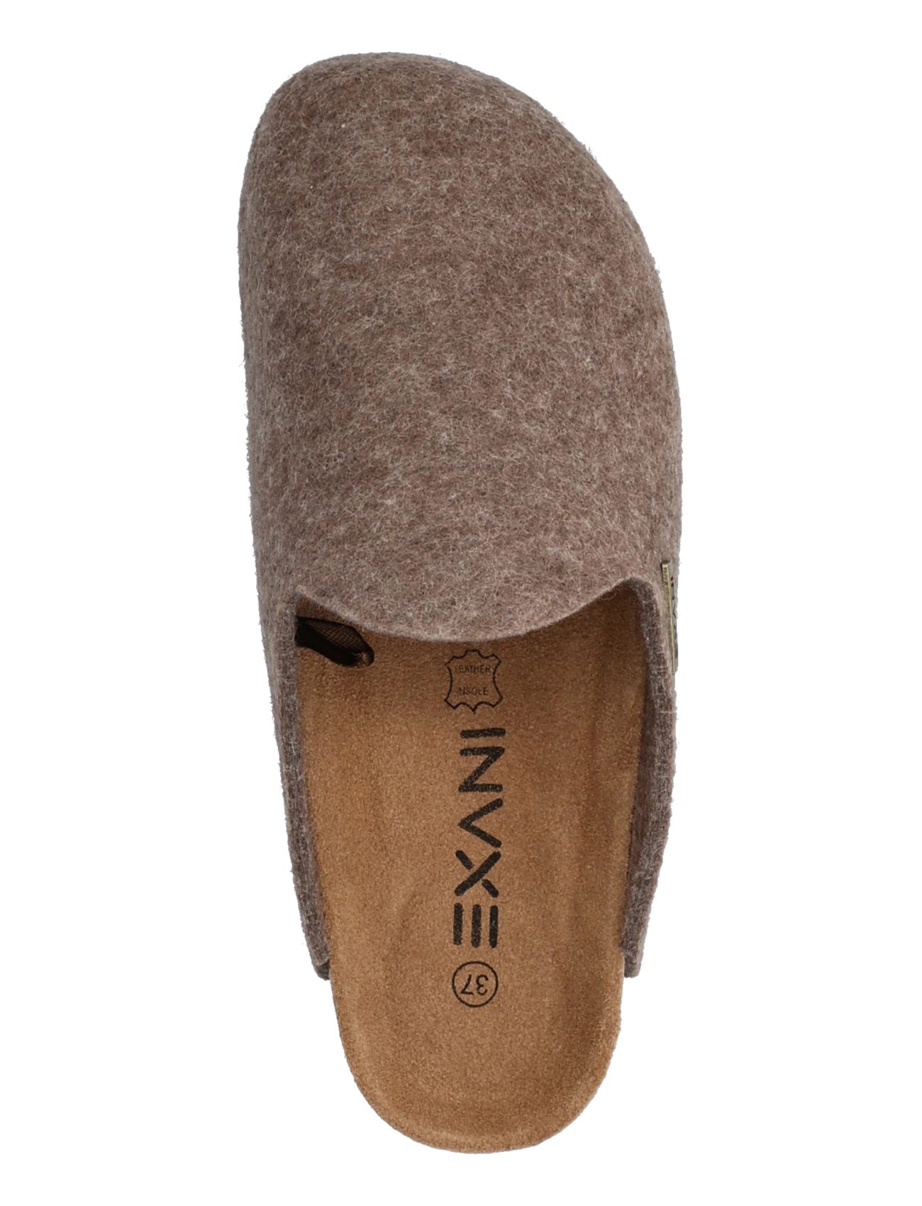 Exani - FELT SLIPPER W - män - brown - 3