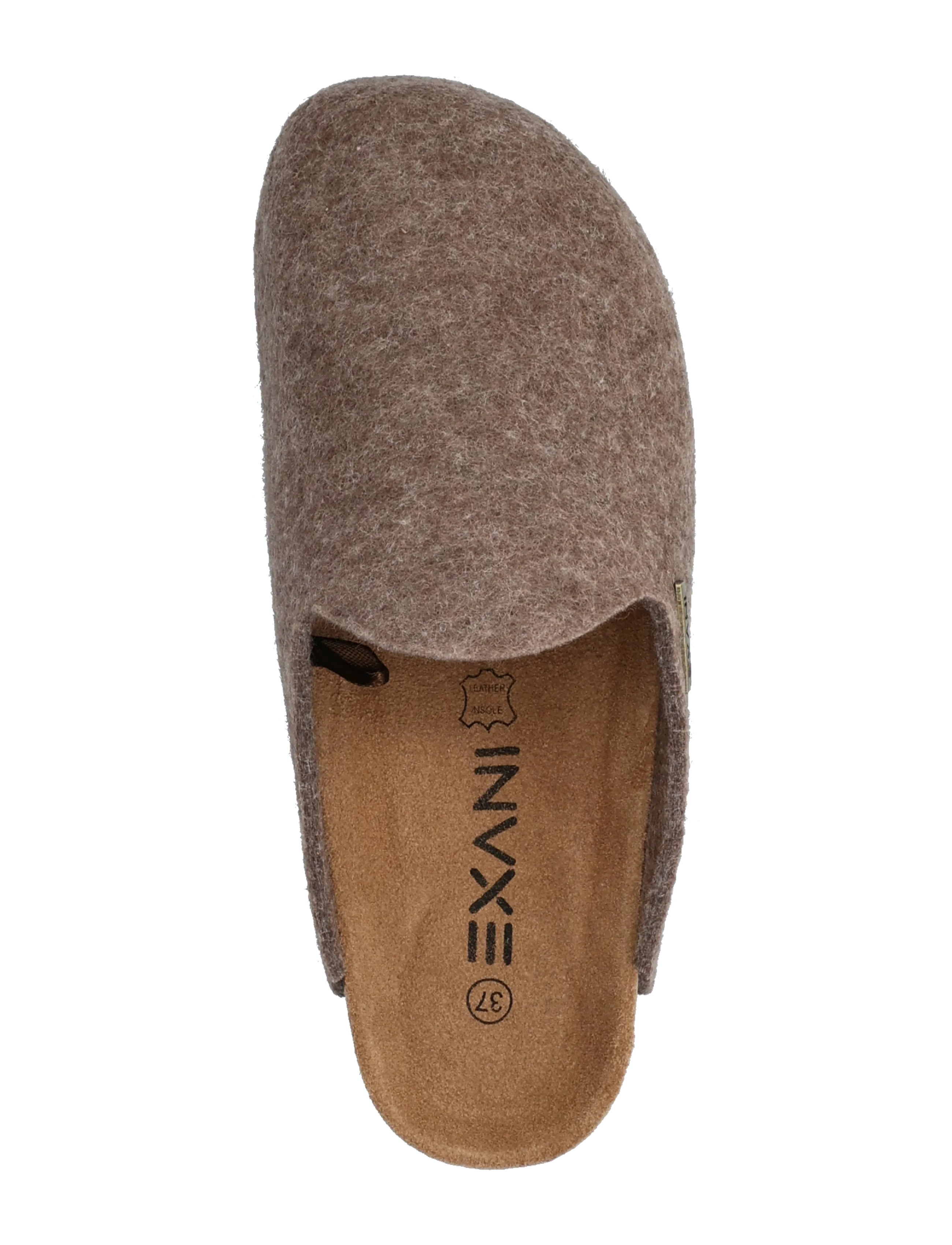 Exani - FELT SLIPPER W - män - brown - 3