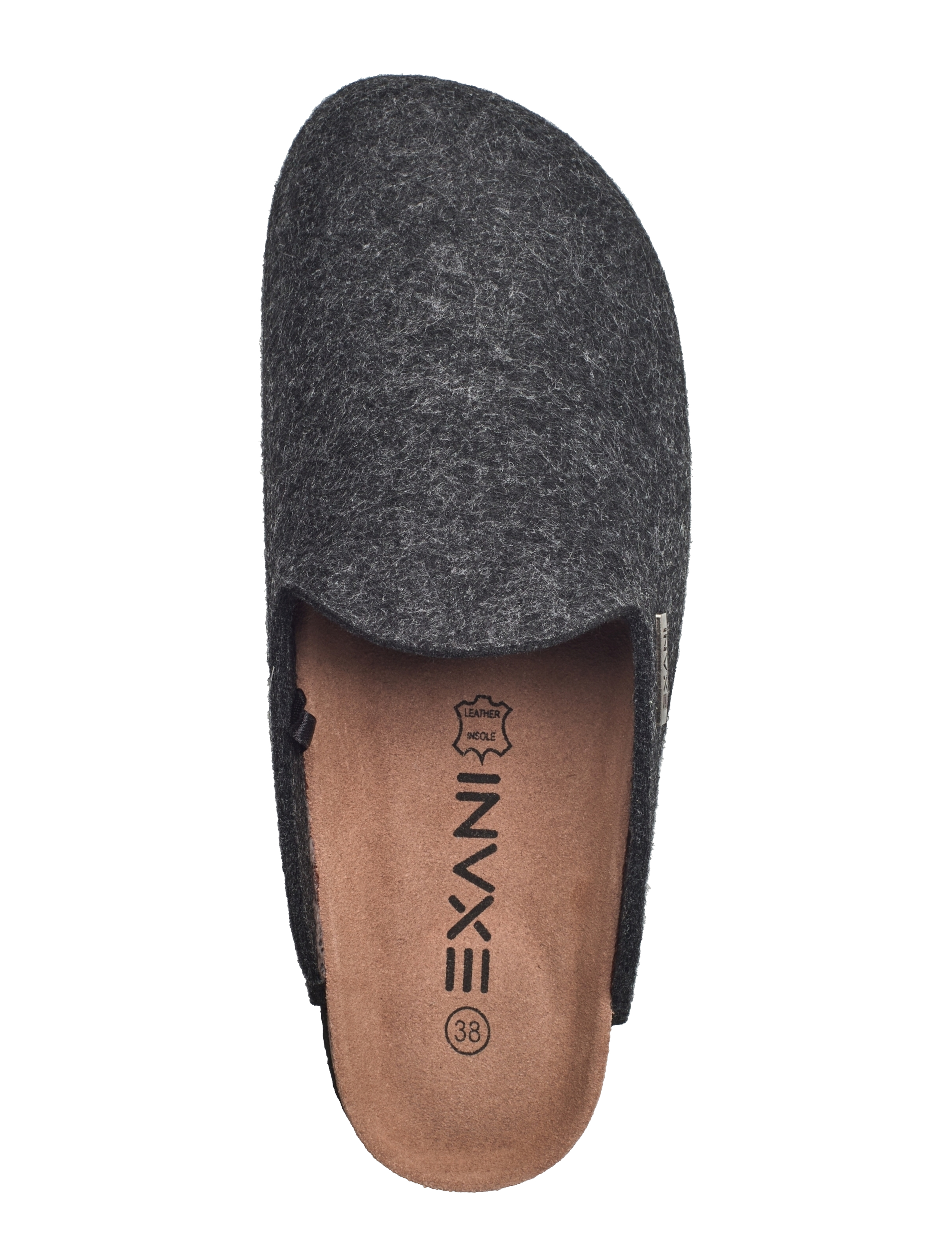 Exani - FELT SLIPPER W - män - dark grey - 3