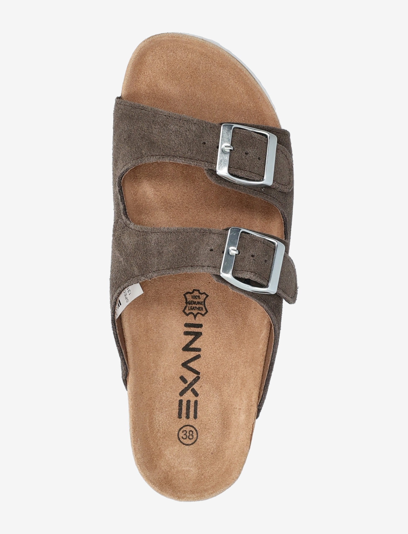 Exani - SPECTRA SUEDE W - flat sandals - brown - 3