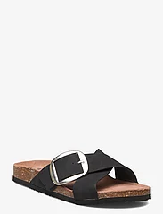 Exani - NINA - platta sandaler - black - 0