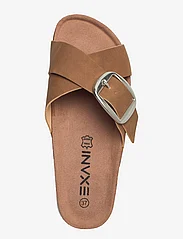 Exani - NINA - platta sandaler - brown - 3