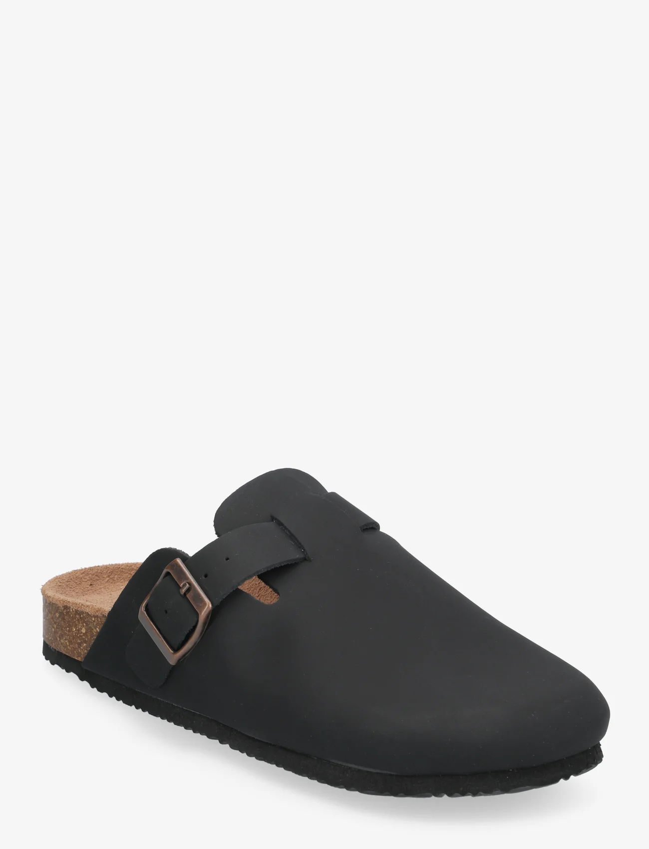 Exani - SAPRI W - plakanās mules tipa kurpes - black - 0
