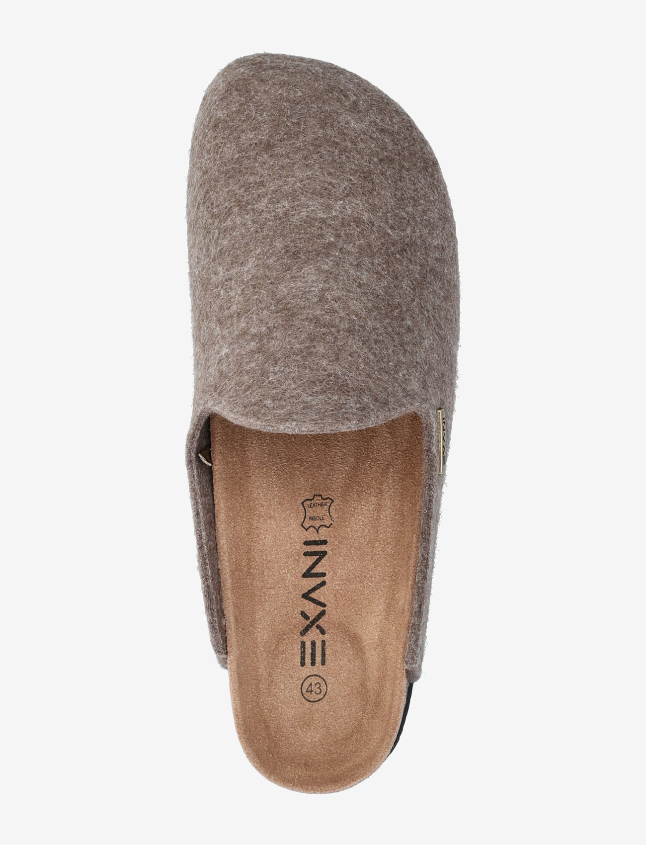 Exani - FELT SLIPPER M - sünnipäevakingitused - brown - 4