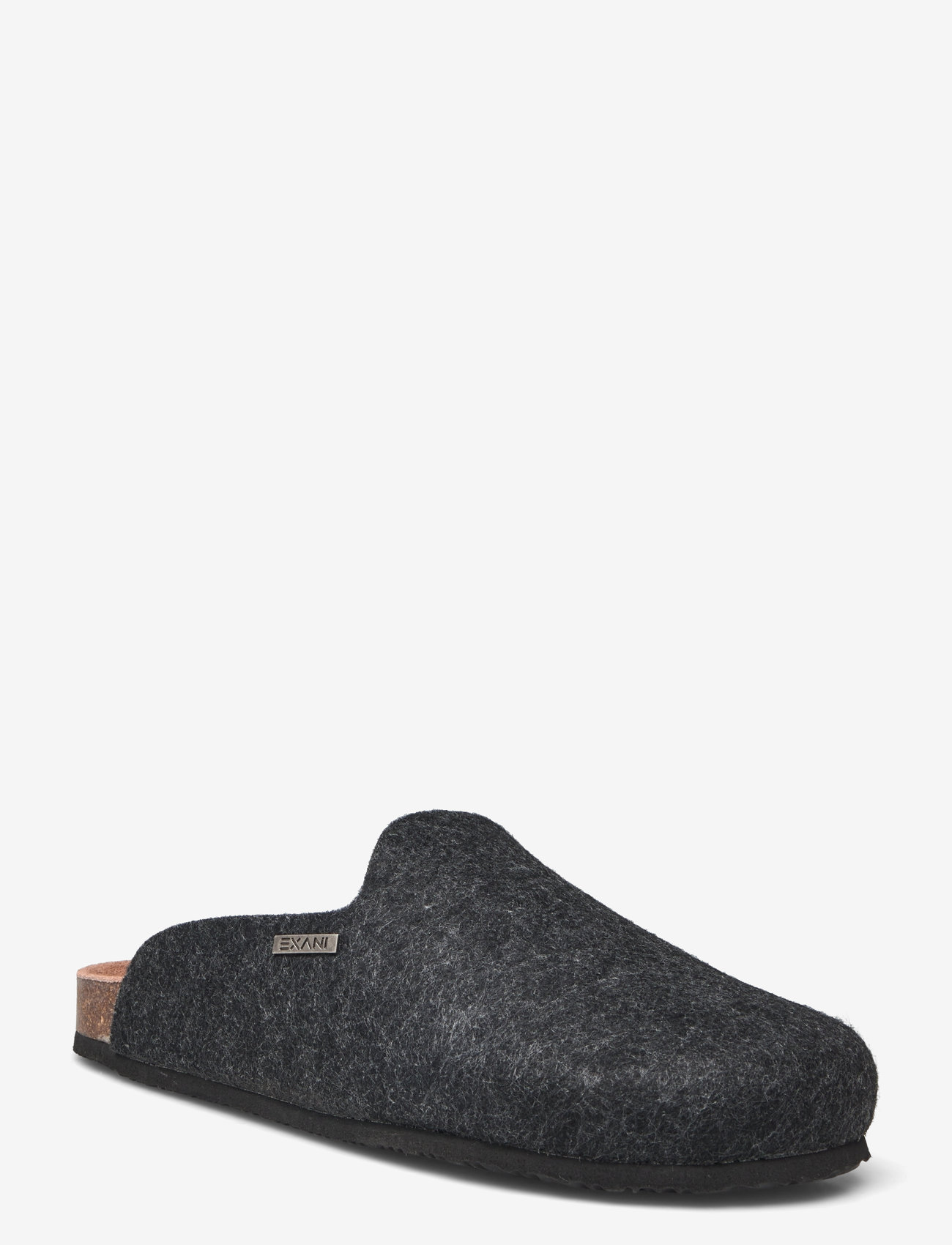 Exani - FELT SLIPPER M - födelsedagspresenter - dark grey - 0