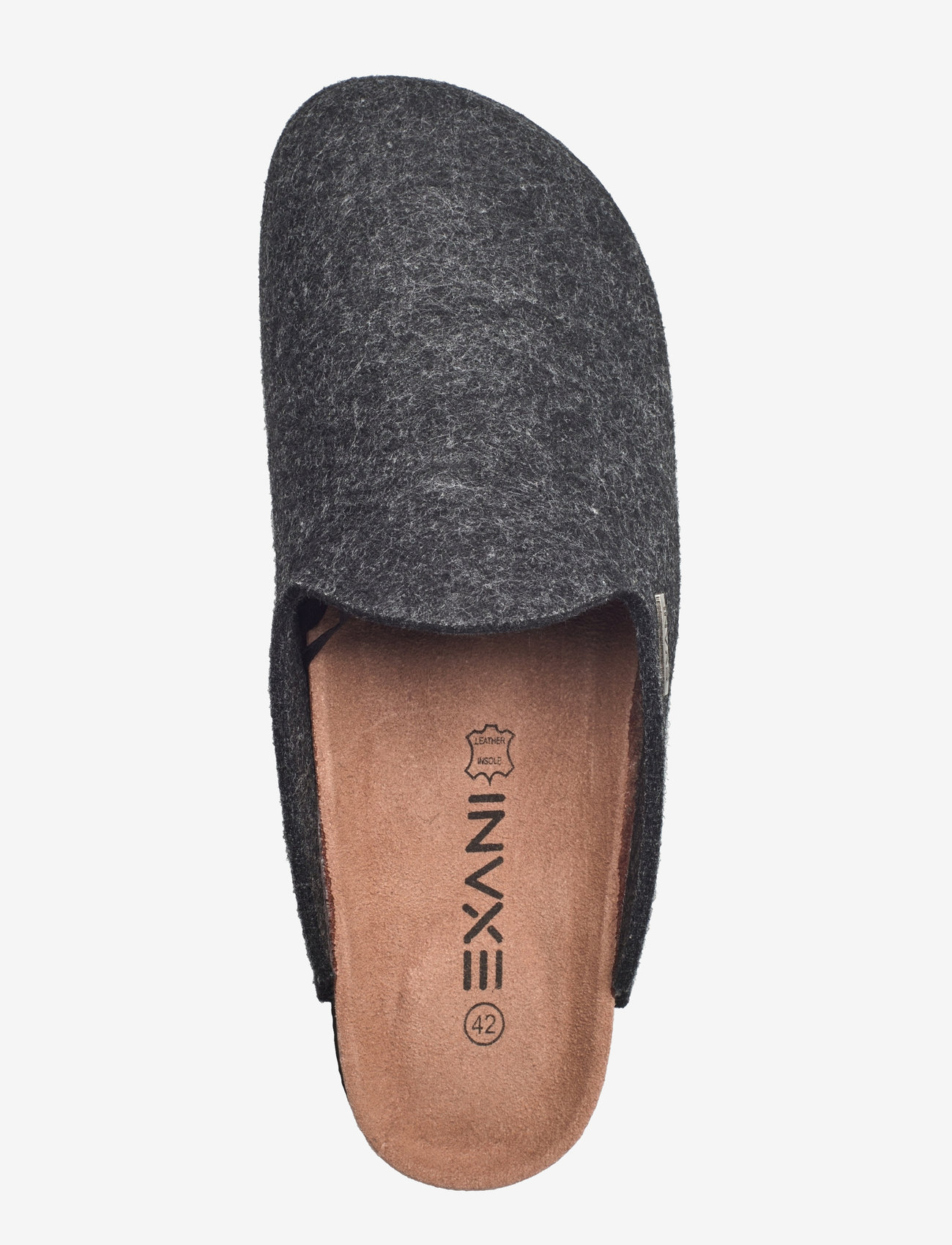 Exani - FELT SLIPPER M - födelsedagspresenter - dark grey - 3