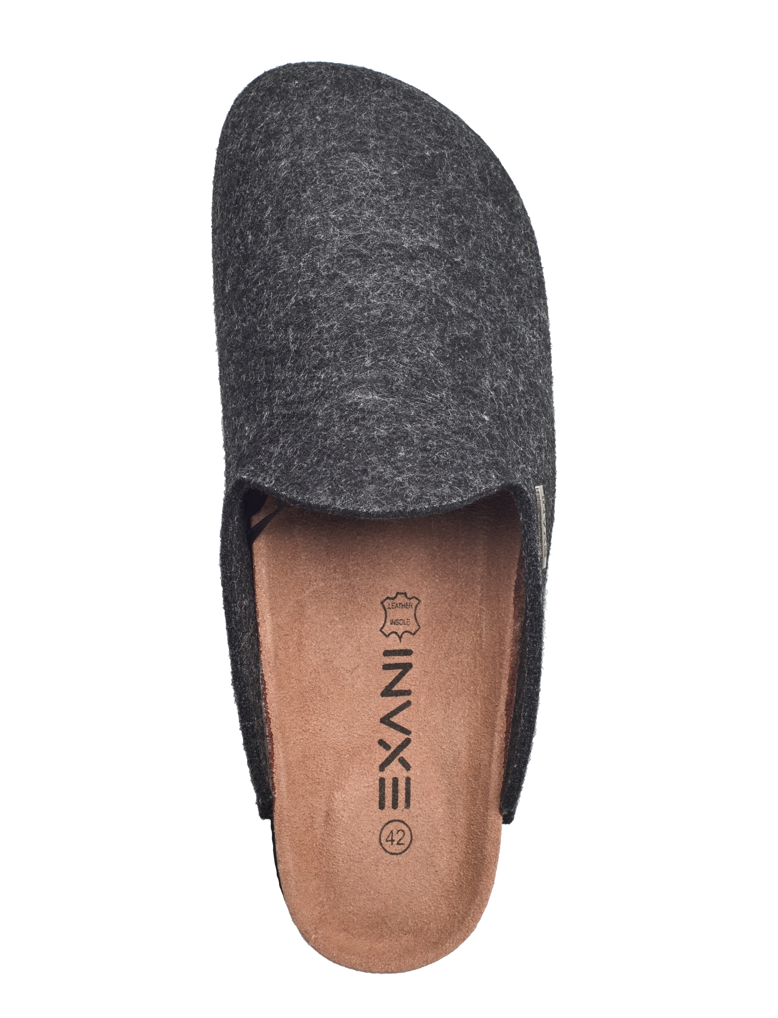 Exani - FELT SLIPPER M - herren - dark grey - 3