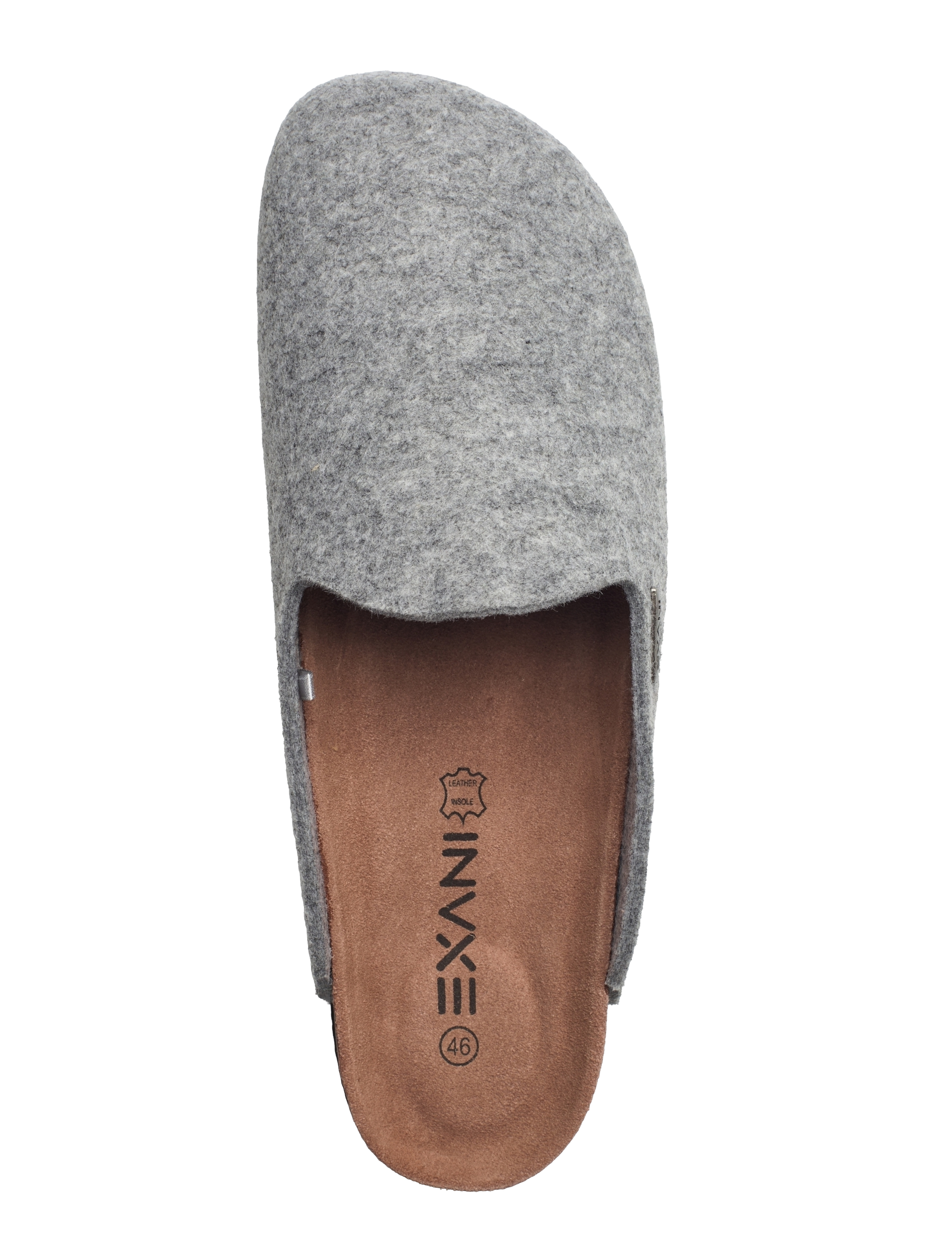 Exani - FELT SLIPPER M - män - light grey - 4