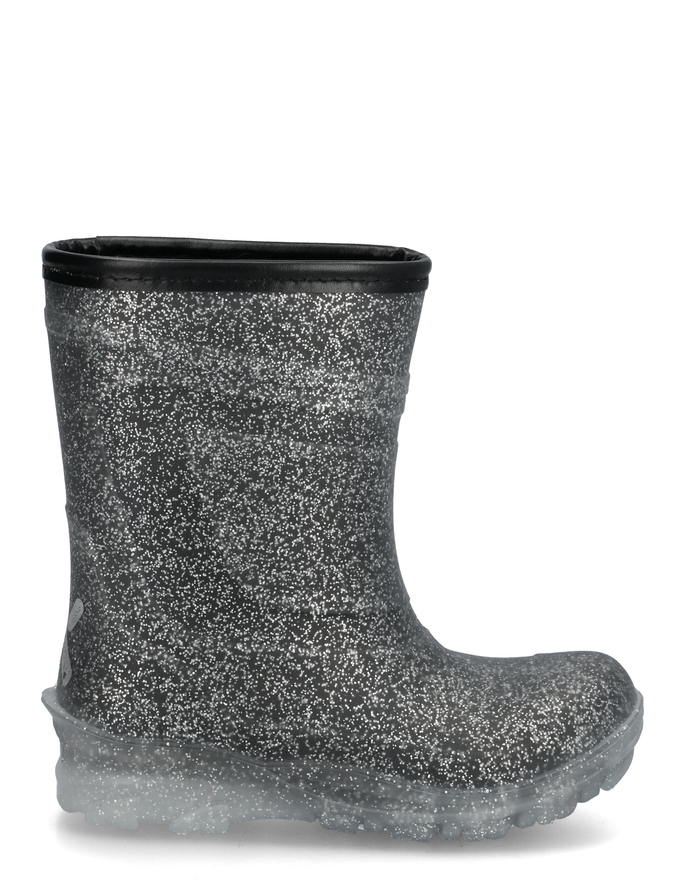 Exani - BREEZY K - fodrade gummistövlar - black/glitter - 2