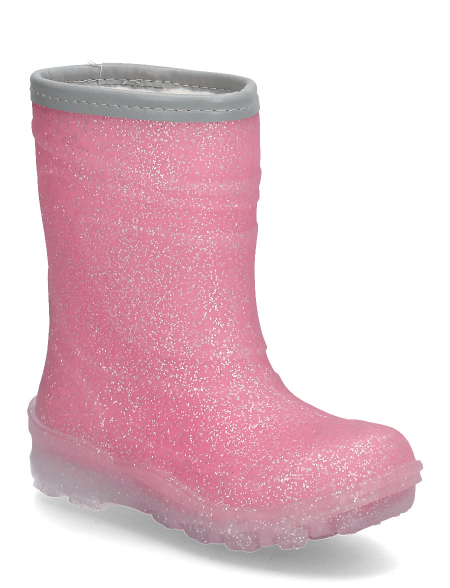 Exani - BREEZY K - voodriga kummikud - pink/glitter - 0